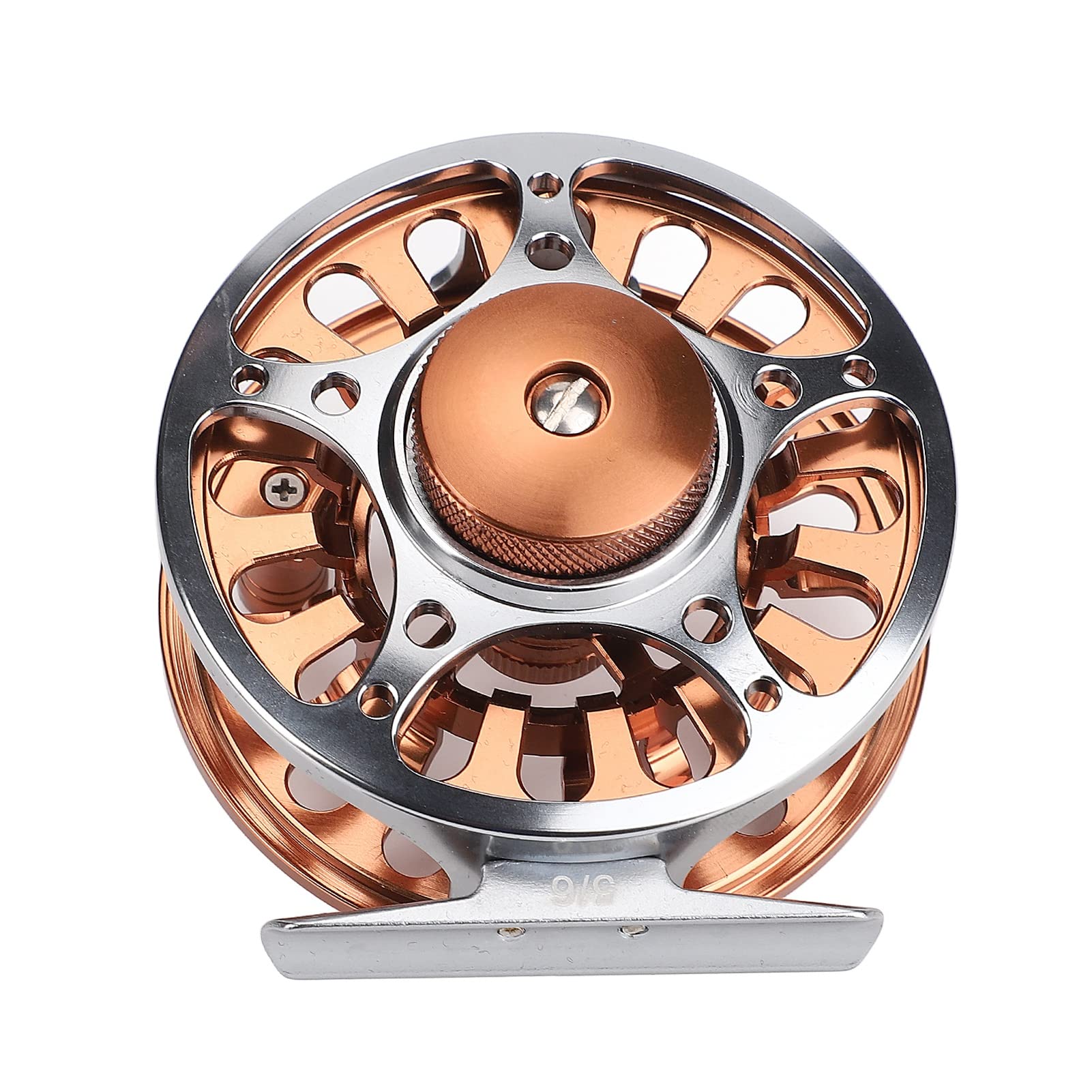 Milltrip Fly Fishing Reel, Double Color 5/6 Fly Reels Cnc Machined Aluminium Alloy 3 Bearing Fly Fishing Wheel For Outdoor