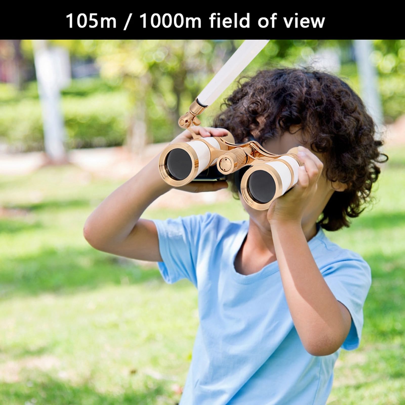 Fayelume Opera Glasses, 3X25 Theater Binoculars, Binoculars Compact, With Carry Pocket, For Kids, Adults, Costume, Indoor Viewing