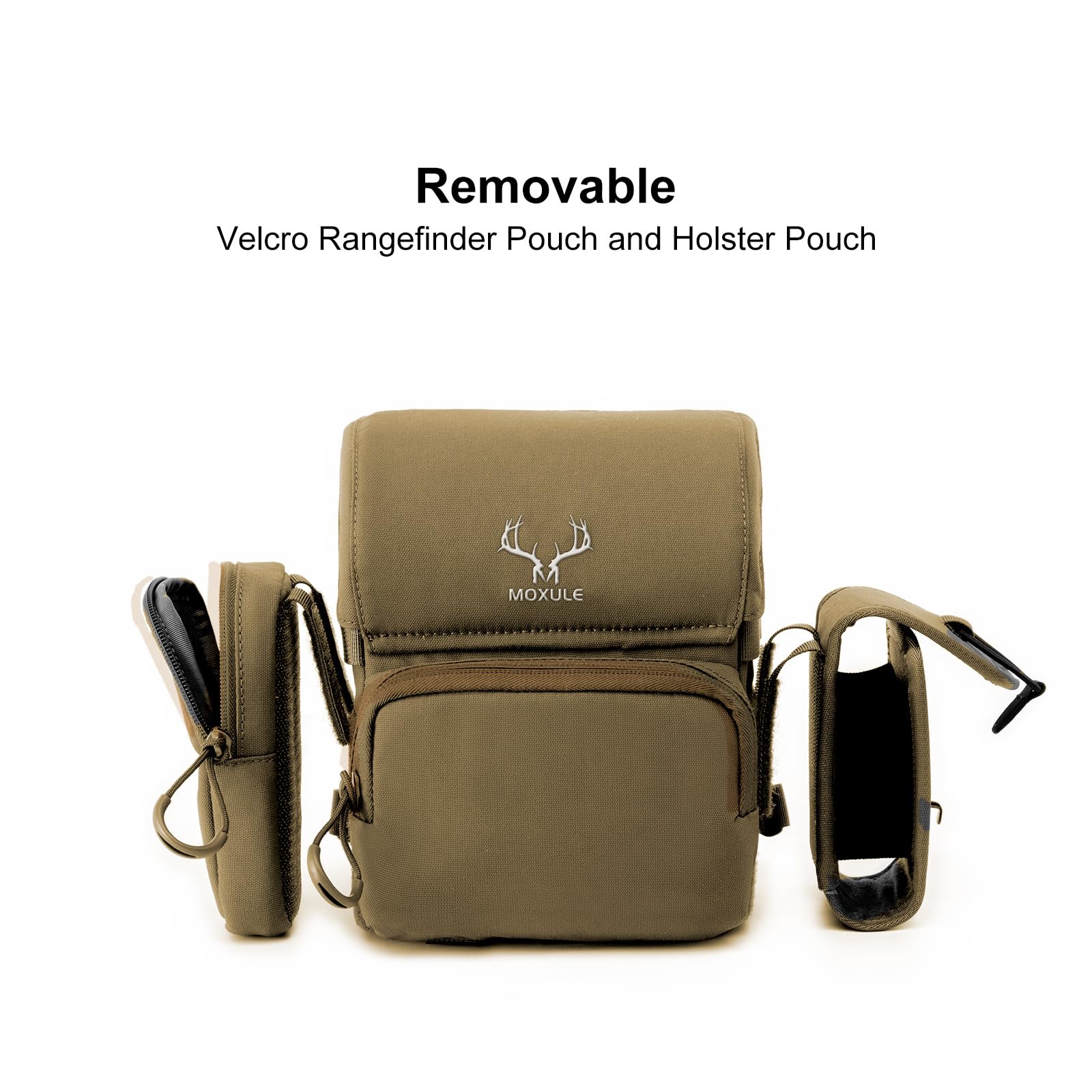 Moxule Binocular Harness Chest Pack: Bino Case With Rangefinder Pocket