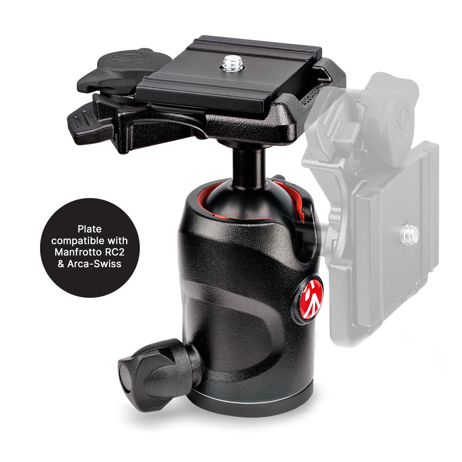 Manfrotto Be Gt Xpro Aluminium Camera Tripod, 496 Centre Ball Head, Twist Lock System, 90 Degree Column, 200Pl-Pro Plate, For Dslrs, Csc, Mirrorless, Macro Photography, Mkbfra4Gtxp-Bh