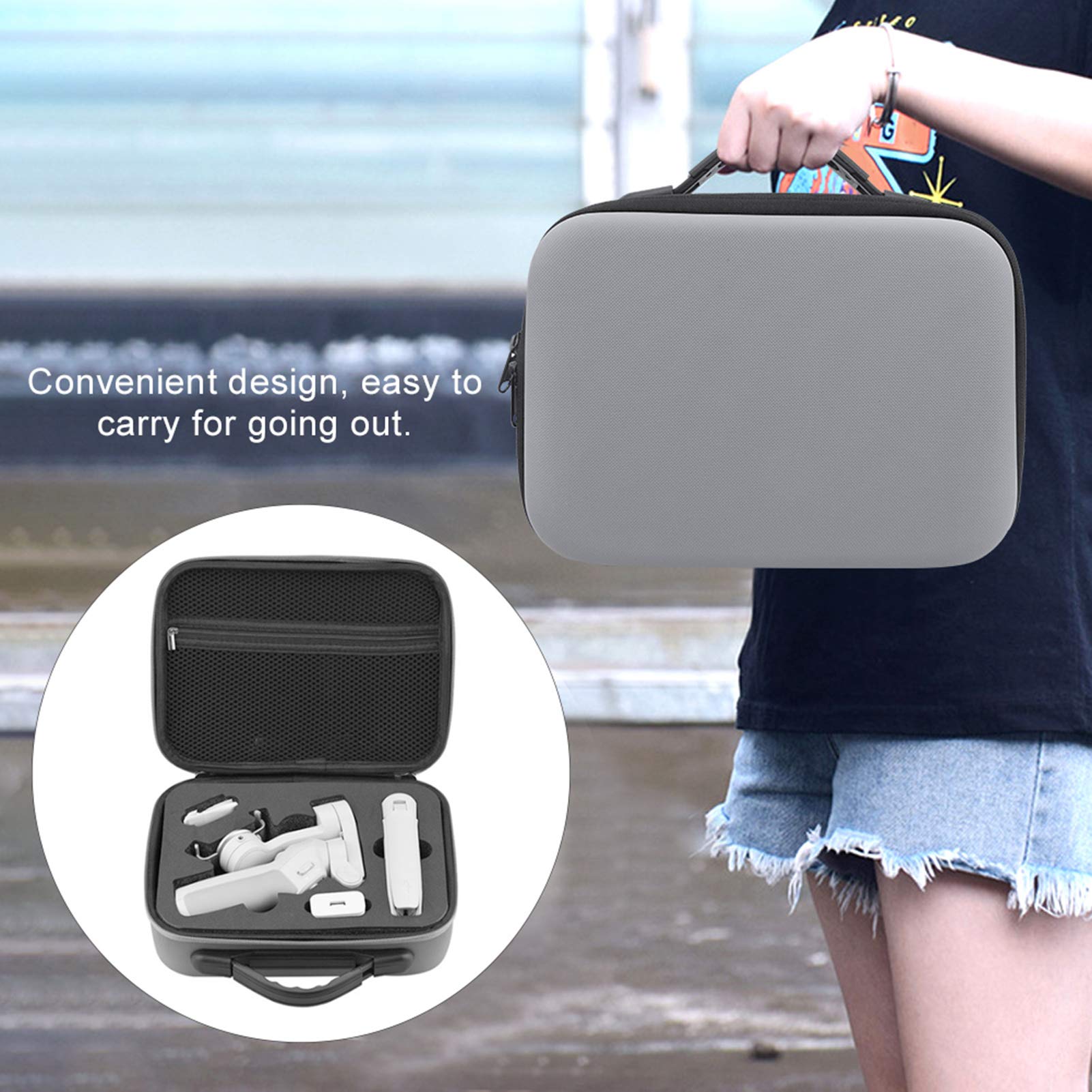 Cosiki Stabilizer Carrying Bag, Portable Carrying Case Polyester Storage Bag For Stabilizer Portable For Om 4