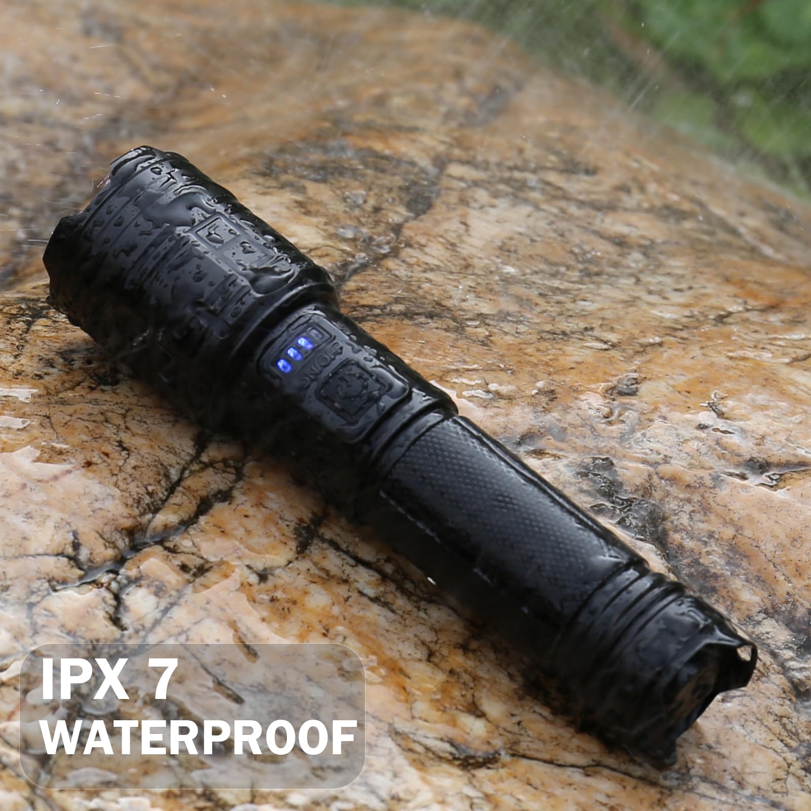 Timsumr Rechargeable Flashlights 990,000 High Lumen, 2 Pack Super Bright Led Flashlight With 3 Modes, High Powered Flash Light For Home, Camping, Outdoor