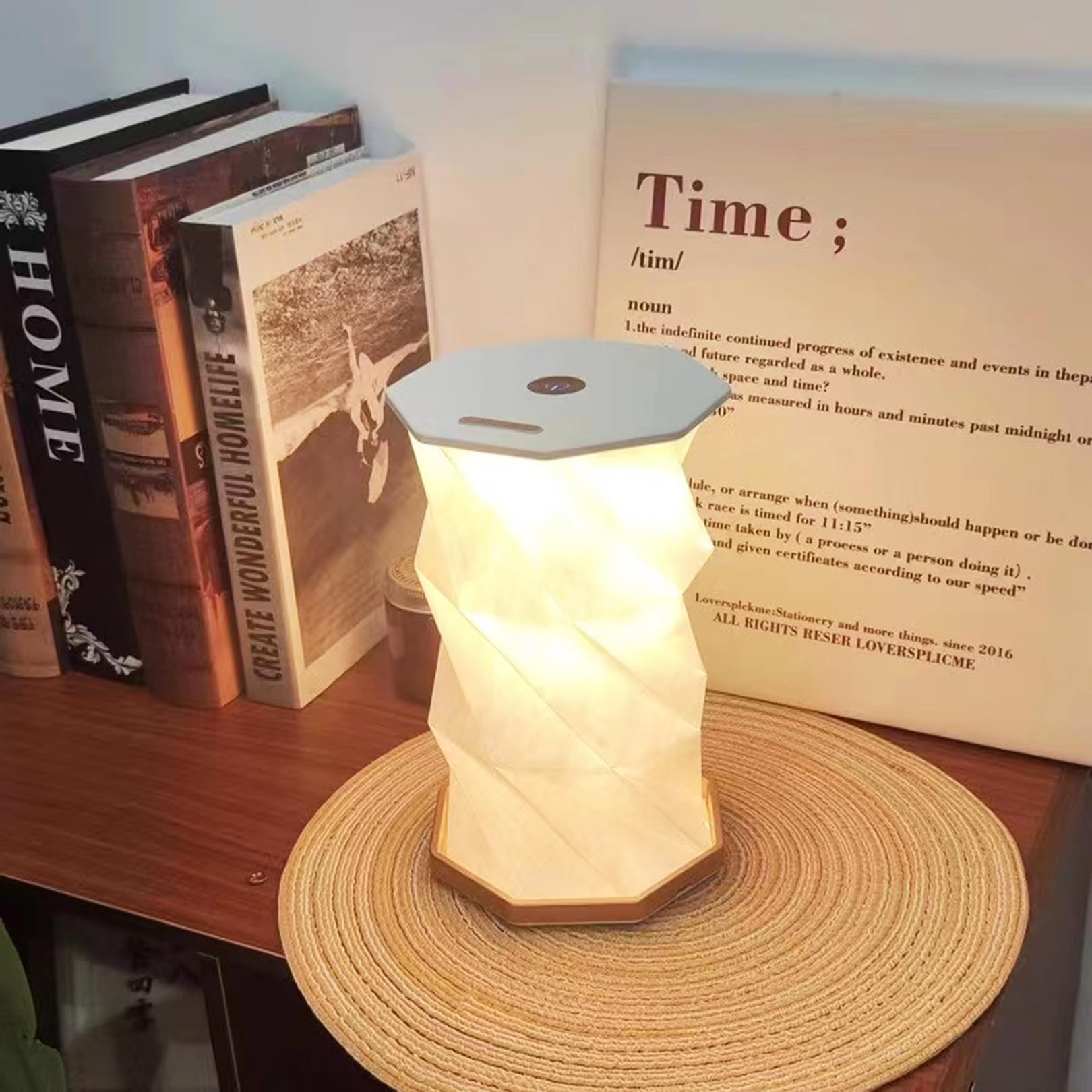 Desniltol Portable Cordless Lamp, Battery Operated Table Lamp With Touch Dimmer, Rechargeable Folding Night Light For Bedroom, Living Room, Office, Travel, Home Decor