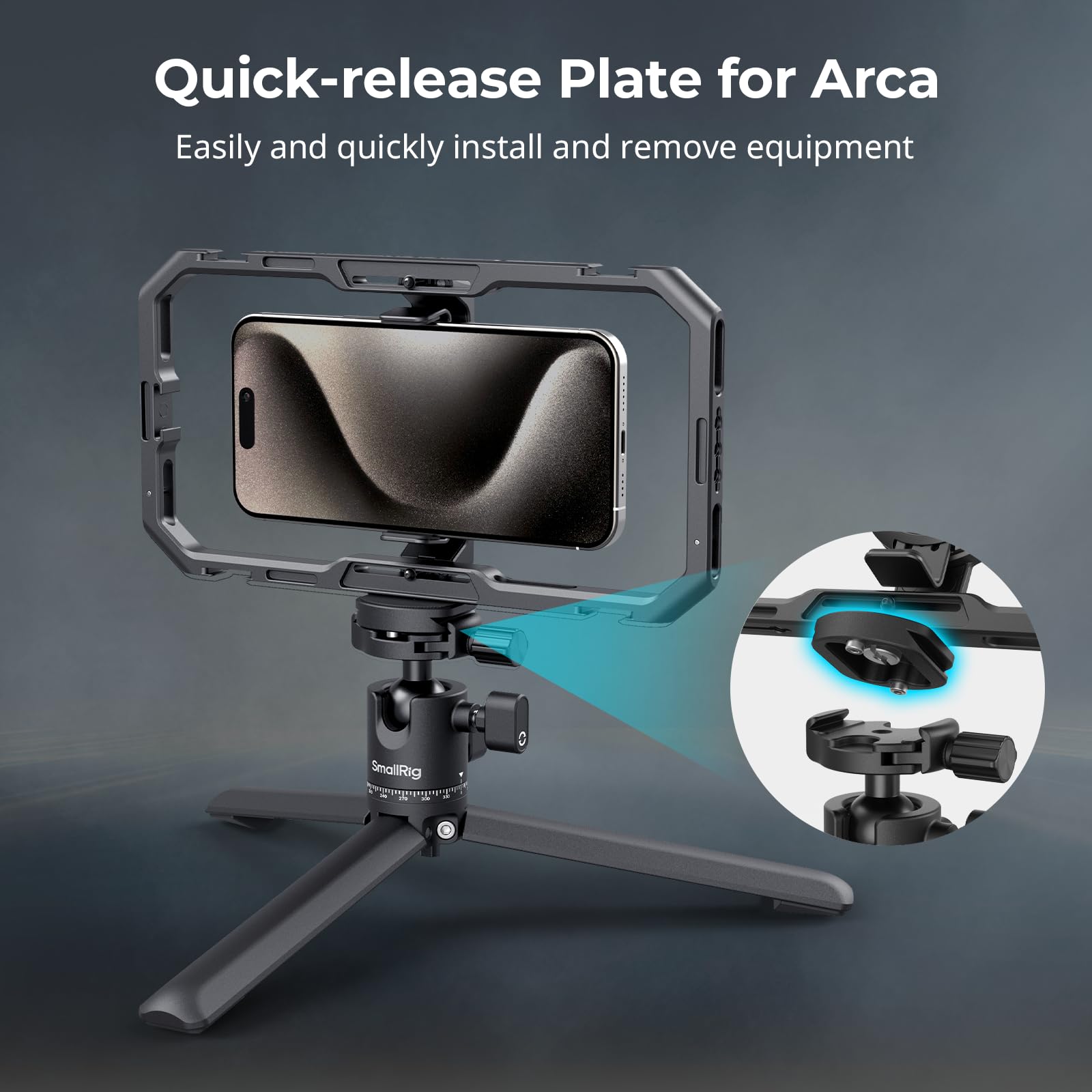 Smallrig Bundle: Portable Mini Desktop Tripod 4630+ X Andyax Toolbox For Creators 4562