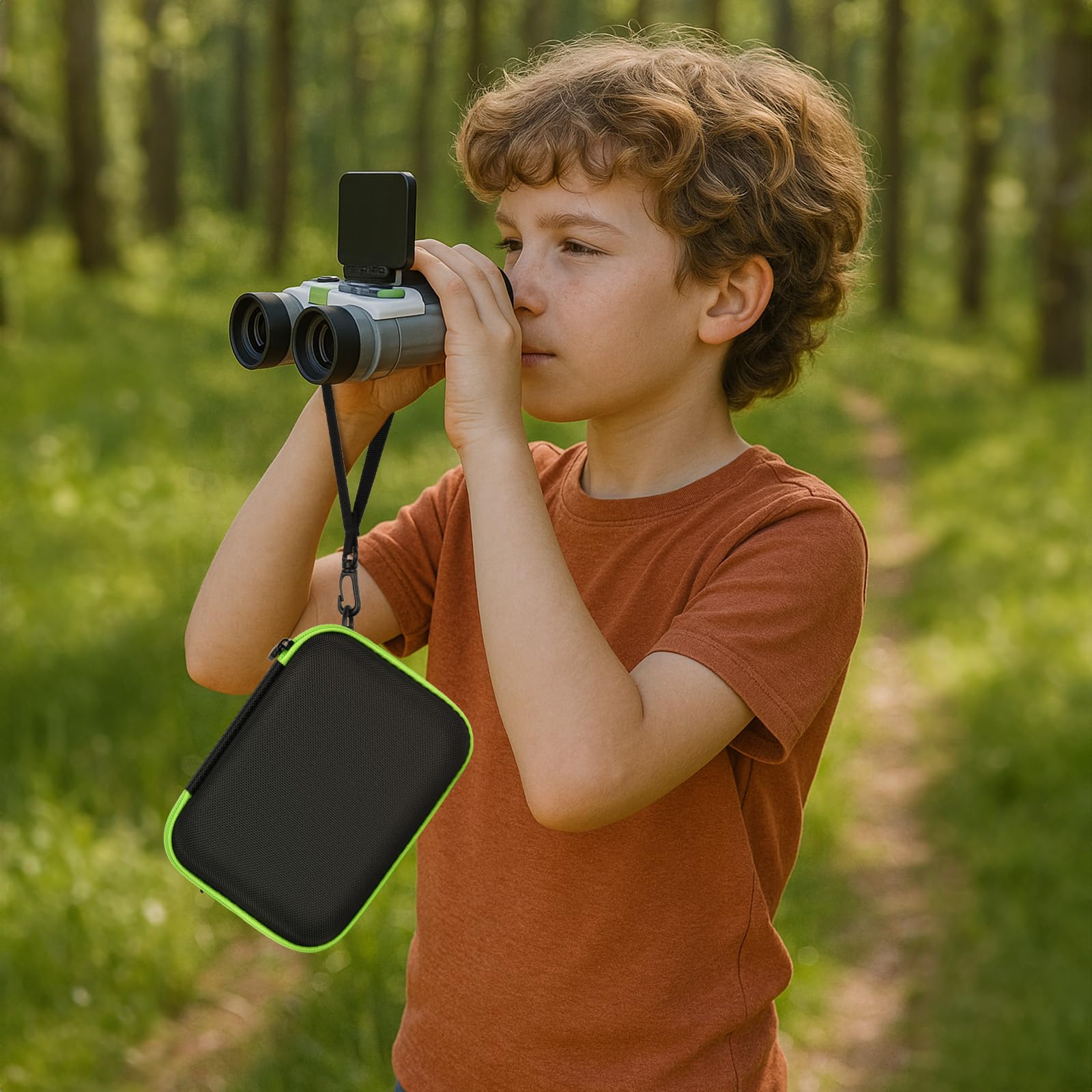 Gwcase Portable Carrying Storage Case Compatible With Leapfrog Magic Adventures Binoculars And Accessories, Protective Organizer Box For Outdoor Travel And Exploration（Bag Only）