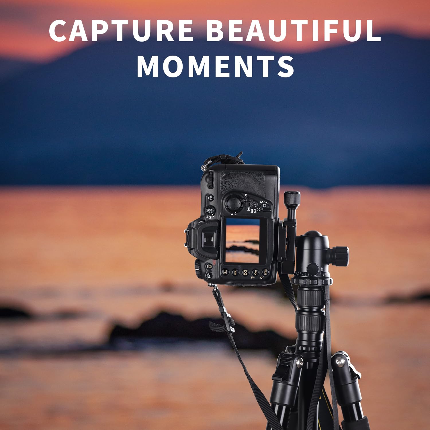Minicor Tripod For Camera, 63" Aluminum Tripod For Dslr Camera With Ball Head And Quick Release Plate And Bag, Detachable Monopod For Camcorder, Load Up To 8Kg/17.63Lbs,Black