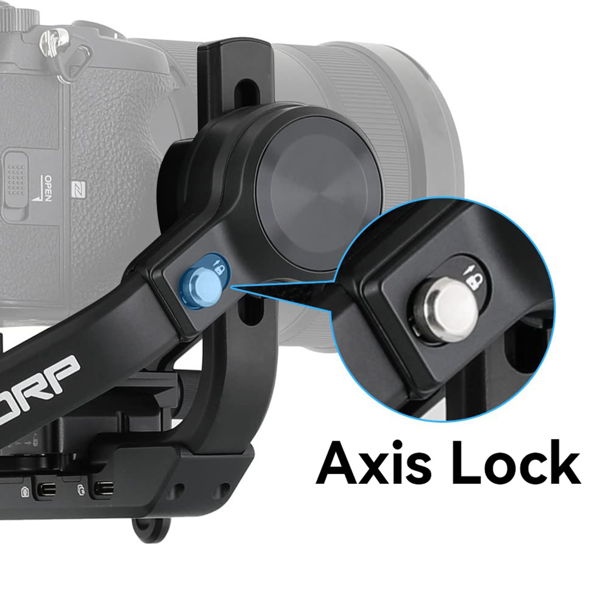 Feiyutech Scorp Gimbal Camera Stabilizer For Dslr And Mirrorless Cameras, 3-Axis Lightweight Camera Gimbal Max 5.5Lbs For Sony, Canon, Lumix, Nikon, Fujifilm, 1.3" Touch Screen Control Gimble