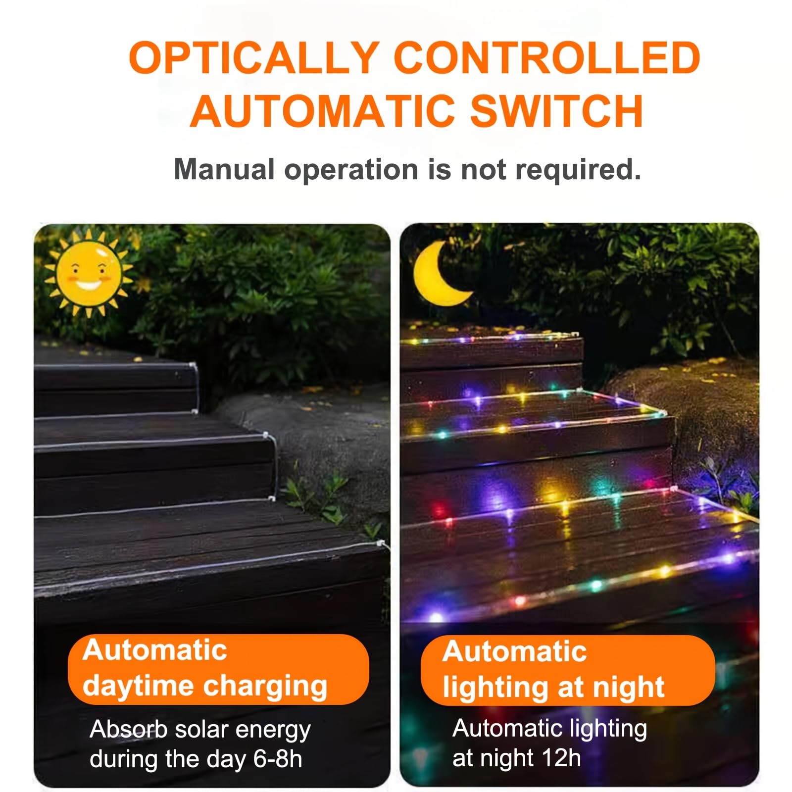 Igni 72Ft Solar 200 Led Rope Lights, Ip65 Waterproof Solar Powered Fairy Lights 8 Mode Led Lights, Christmas For Garden Yard Party Christmas Holiday Tree Decoration (Cold White)