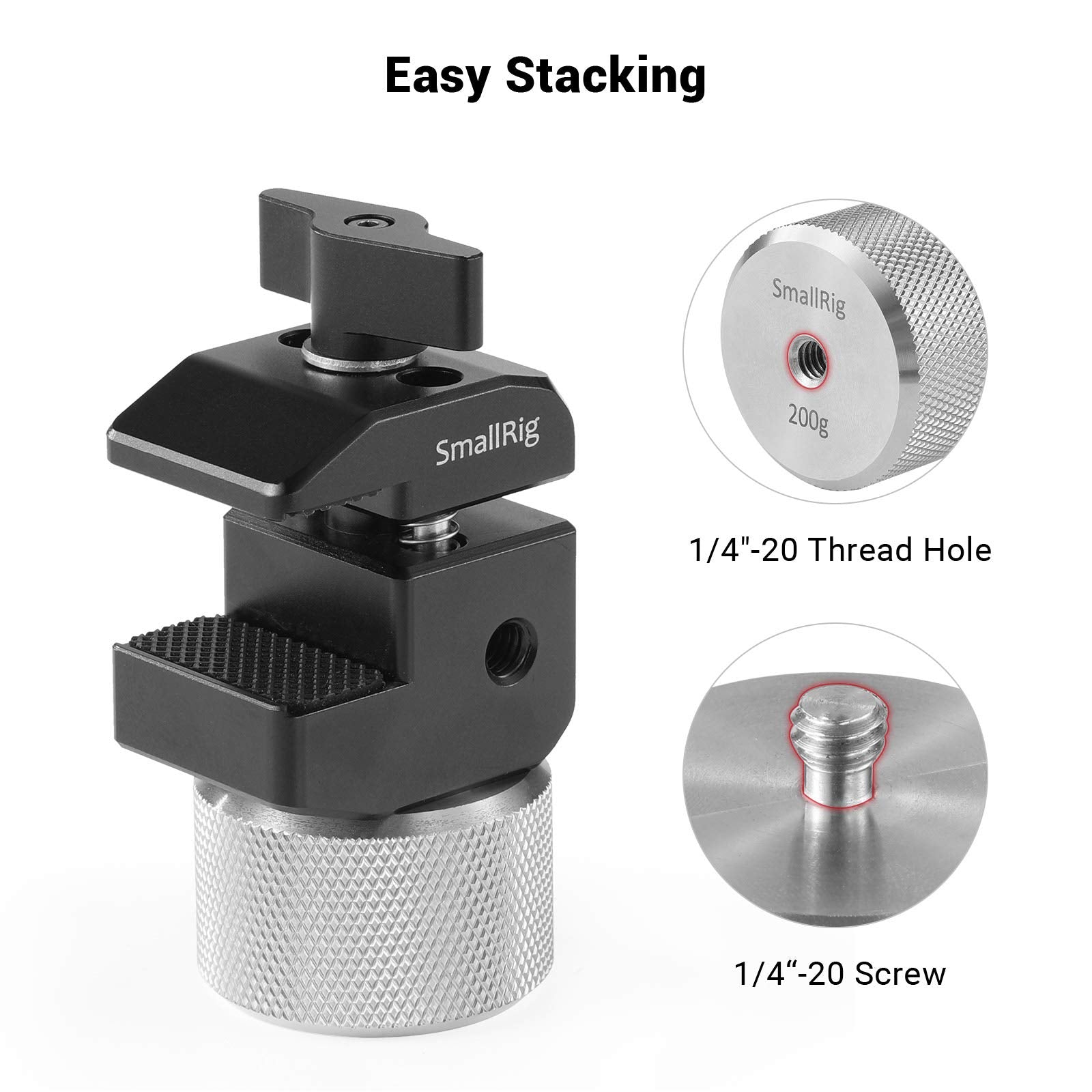Smallrig Removable Counterweight 200G For Dji Ronin S/Rs 2, Sc/Rsc 2 And Zhiyun Gimbal Stabilizers - Aaw2285