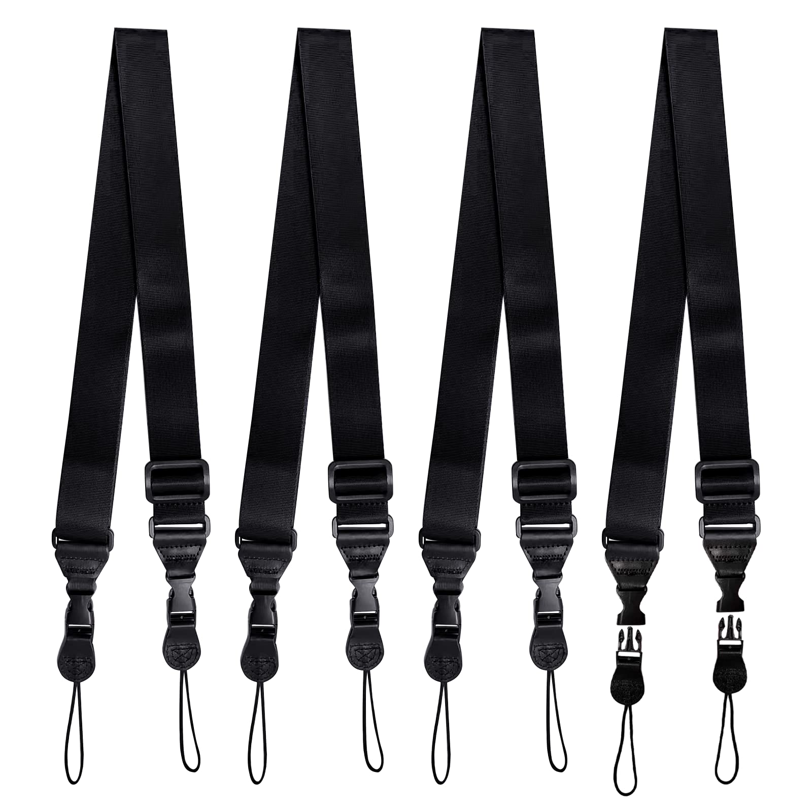 Mingqieven 4 Pack Adjustable Shoulder Straps, Thickened Ipad Straps Comfortable Nylon Camera Neck Strap Shoulder Strap Replacement For Ipad Camera Binocular Phone Case Messenger Crossbody Laptop