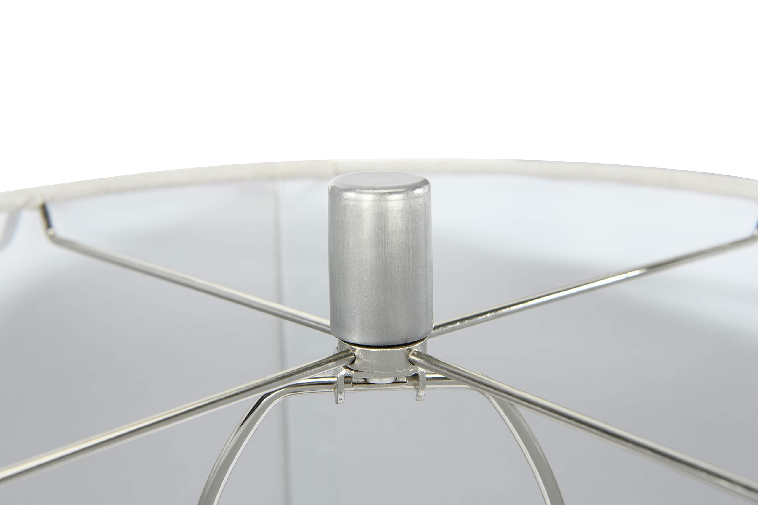 Creative Co-Op Raw Concrete Table Lamp With Imprinted Diamond Design And Metal Accents