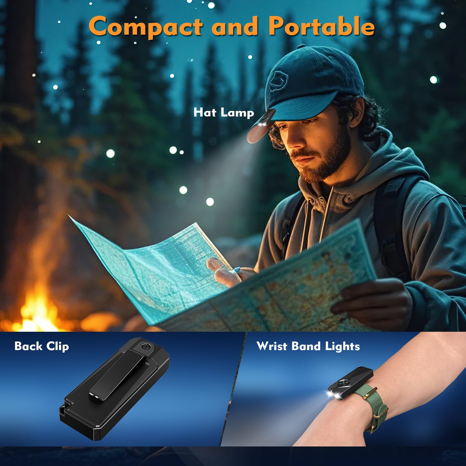 Vtiger K1 Keychain Flashlights, 800 Lumens Portable Flat Little Light,Usb Rechargeable Mini Pocket Edc Flashlight With Clip,Compact Led Keyring Lights With Magnet For Everyday Carry,Camping,Emergency