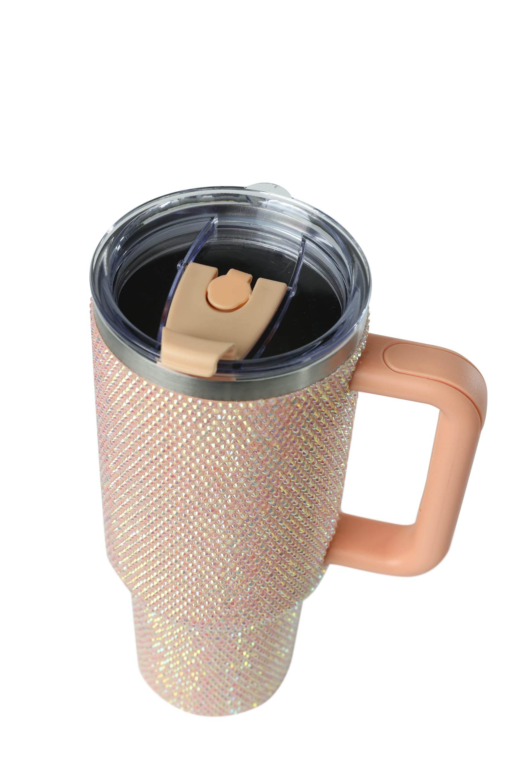 Grenada 40Oz Rhinestone-Encrusted Insulated Tumbler - Premium Bling Stainless Steel Water Bottle