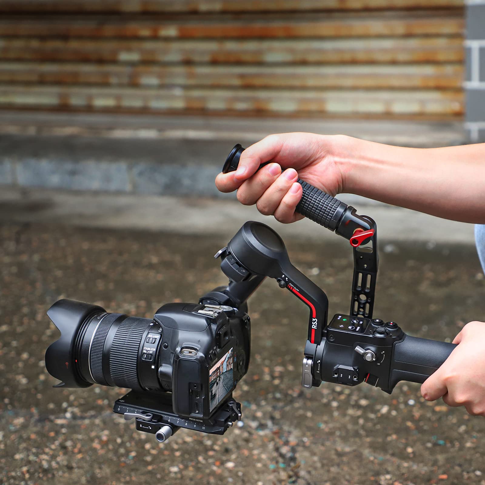 Wansupyin  Alloy Gimbal Hand-Held Pot Stabilizer For Dji Ronin Rs3/Rs 3 Pro/Rs 2 / Rsc 2