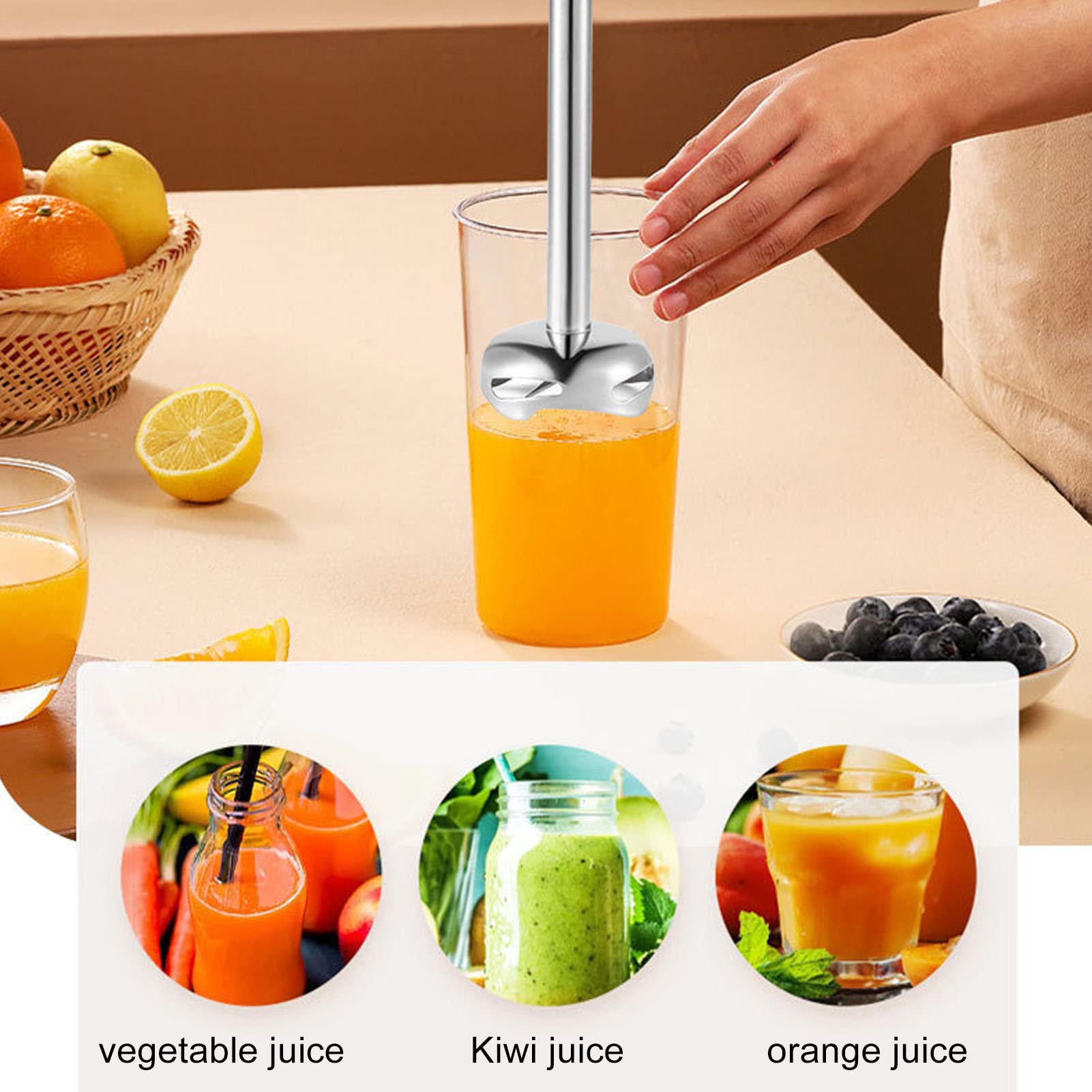 Yujiee Multifunctional Hand Blender 110V Cup Grinder Bowl With Processor Handheld Egg Whisk Cooker Mug Food Supplement Stainless Steel Hand Blenders