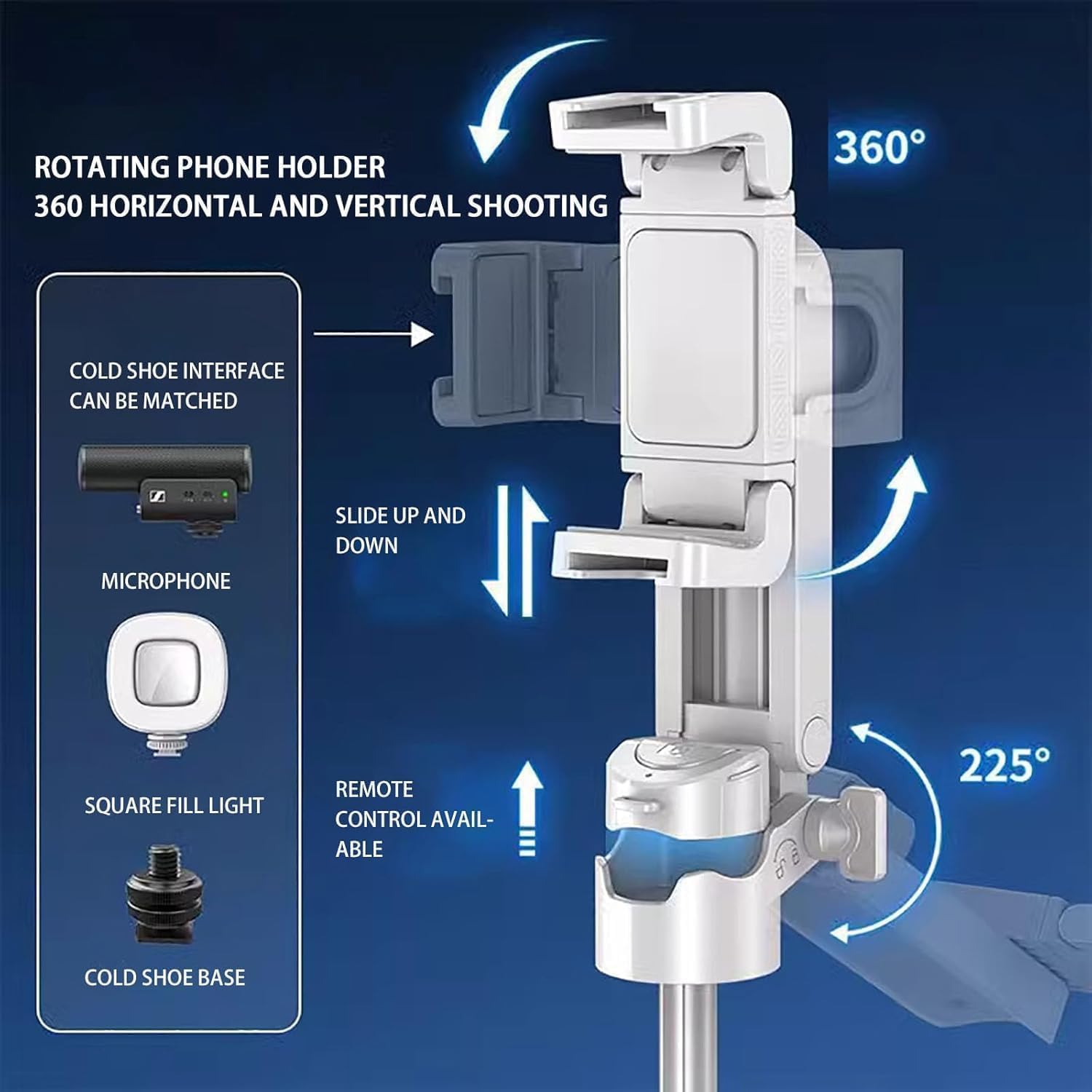Zcnandg Pocketflex Mini Tripod, Tripod Jj02 Pocketflex, Razunoth Bluetooth 5.2 Chip Remote Mini Selfie Stick Tripod, 360° Rotation Mini Tripod Stand Retractable For Selfies, Vlogs