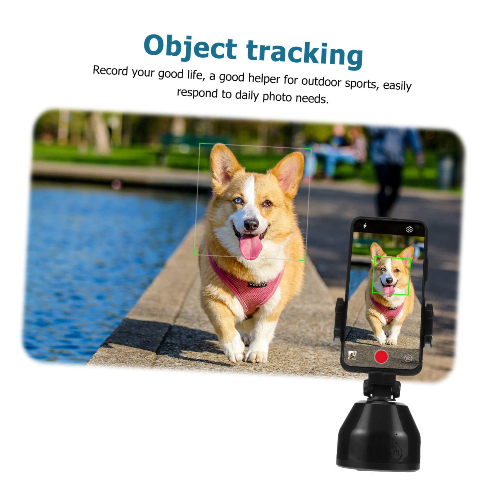 Ohphcall Ptz Face Recognition Shot Stand Abs Material Easy To Carry For Short Video Photography