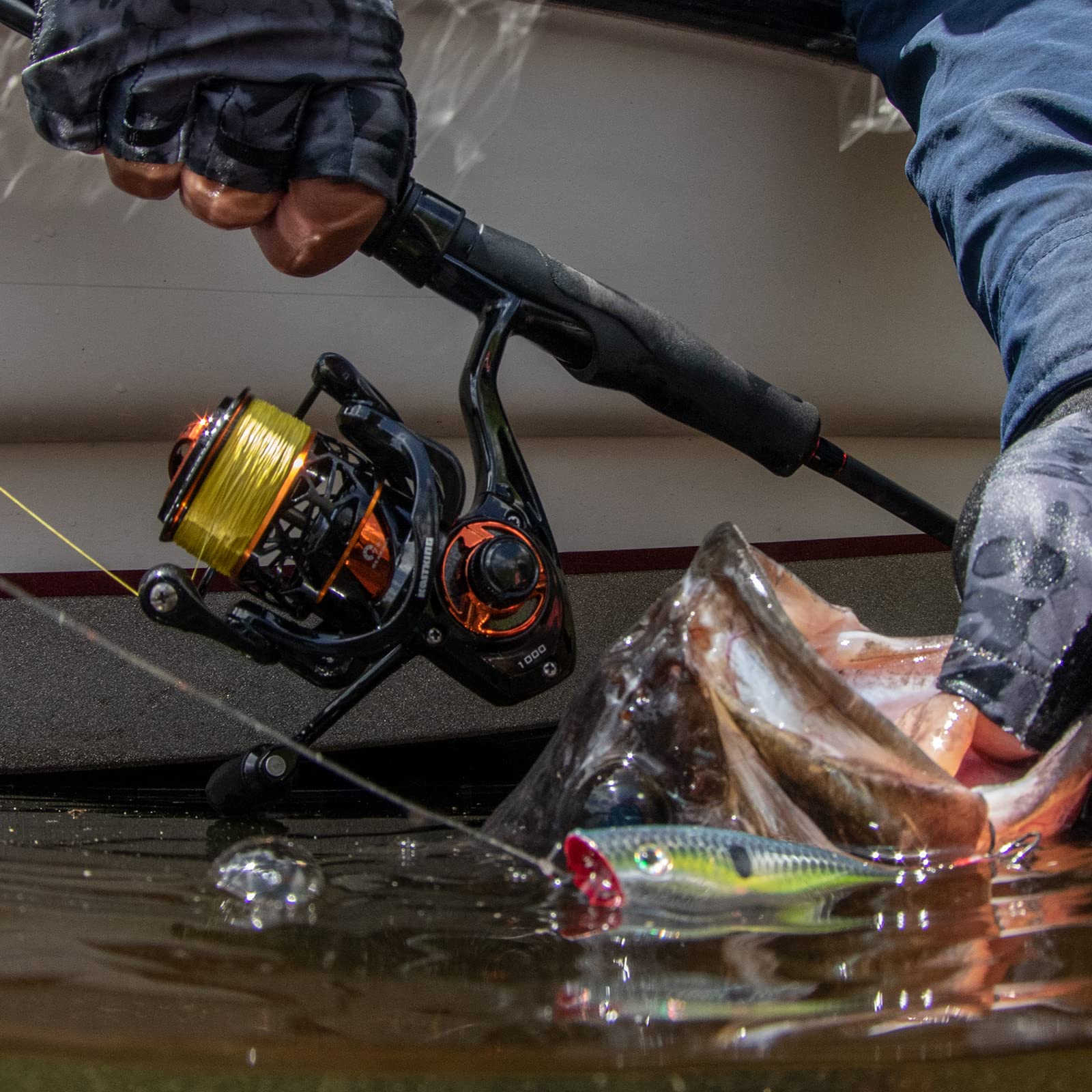 Kastking Zephyr 1000 Sfs Spinning Reel & Superpower Braided Fishing Line