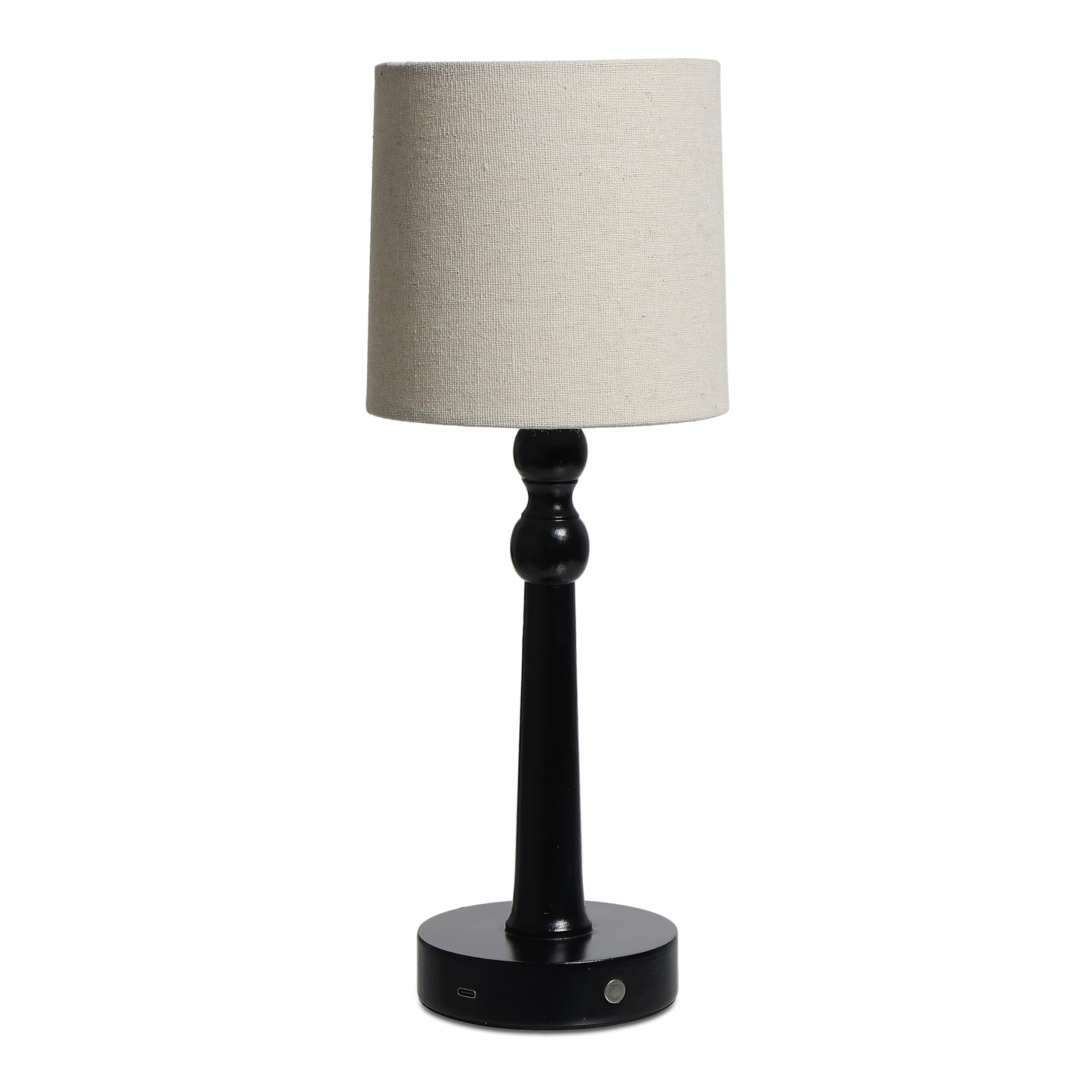 Camden Reed Traditional Wood Lamp – Classic Wooden Table Lamp With Elegant Design For Home Or Office Décor, Black