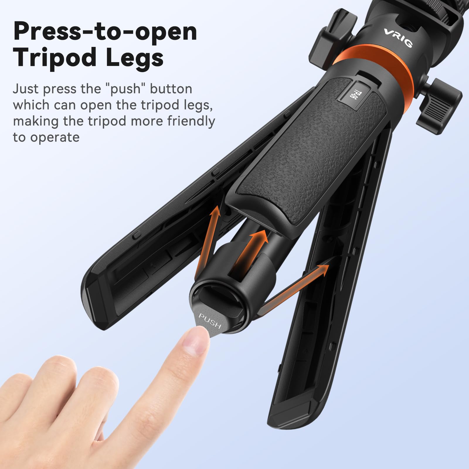Vrig Express 21.6" Magnetic Selfie Stick Tripod With Wireless Remote, Extendable Phone Stand Tripod For Magsafe For Iphone 15 14 13 12 Pro Max Series, All Android Phones With Magnetic Functionality