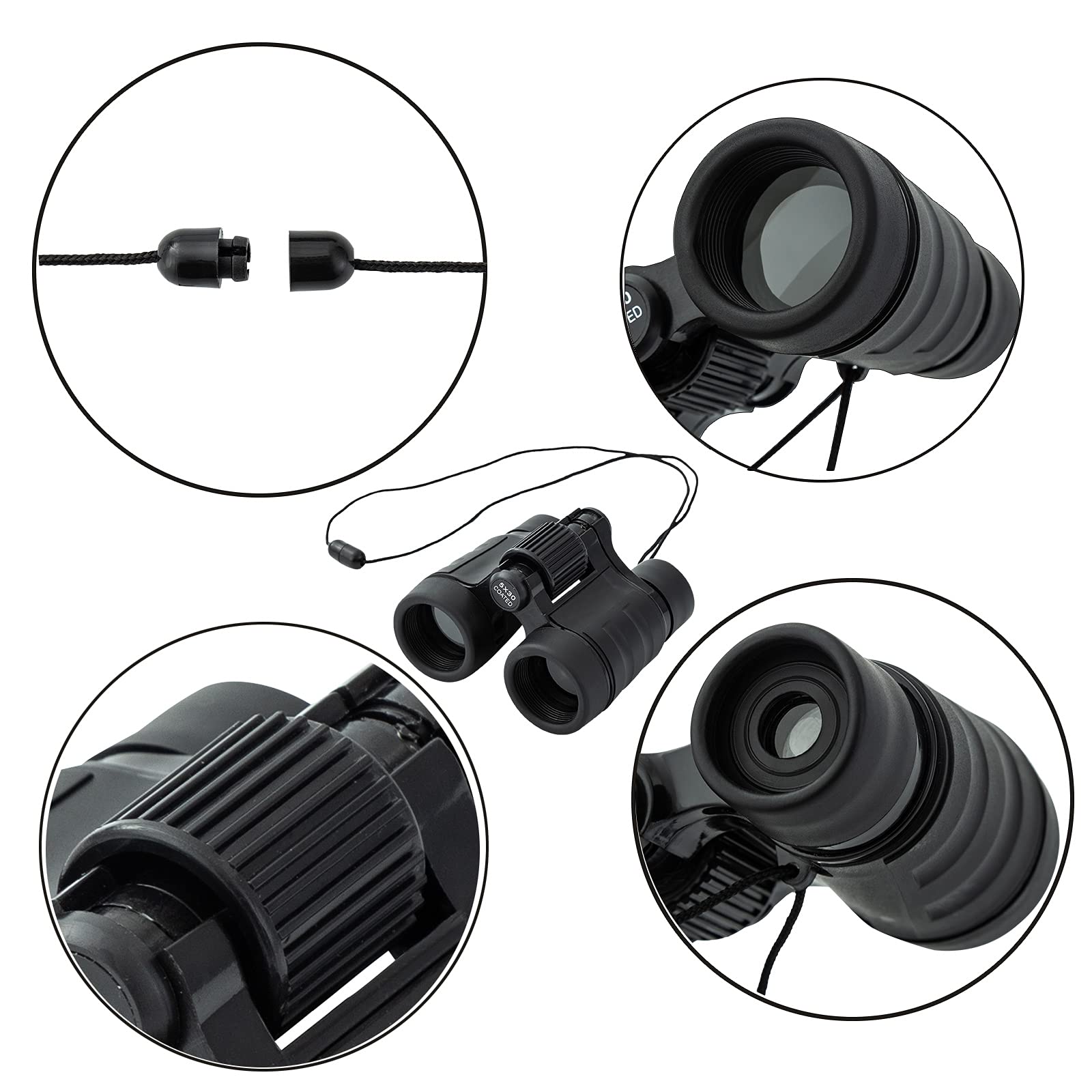Ouxia Kid Binoculars Best  For 3-12 Years Boys Girls Shock Proof Toy Binoculars For Bird Watching
