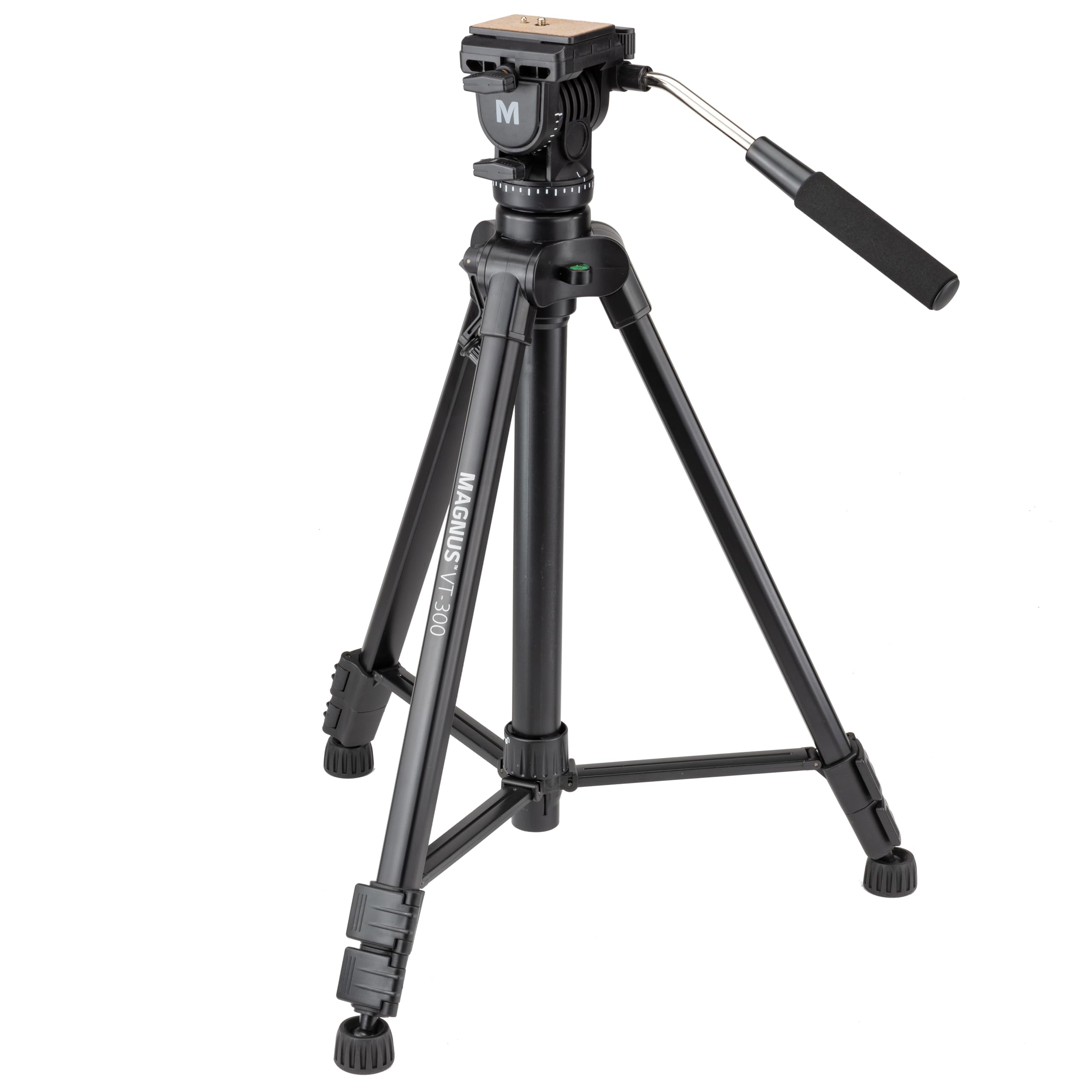 Magnus Vt-300 Video Tripod With Fluid Head
