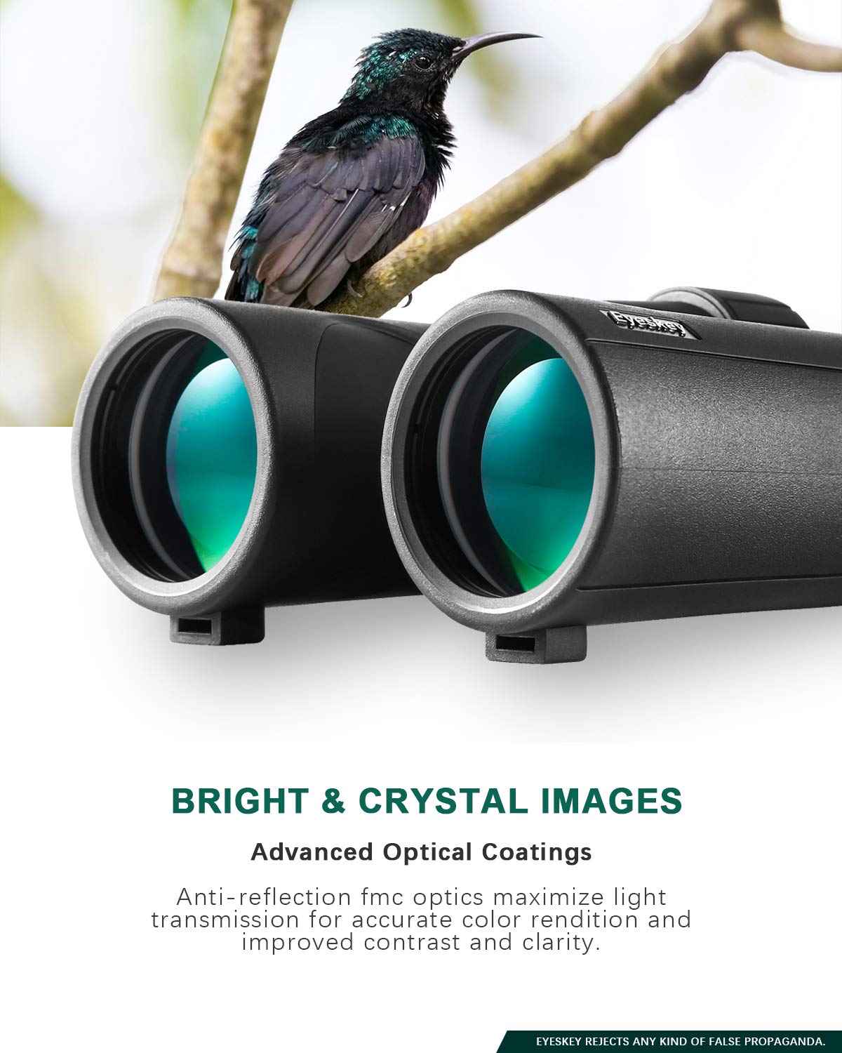 Eyeskey Dreamer Bird Watching Binoculars For Adults Compact  Waterproof Fog Proof Binoculars For Outdoor Games Hunting  Clear Low-Light Vision  Wide Field Of View  Professional Sports Optics