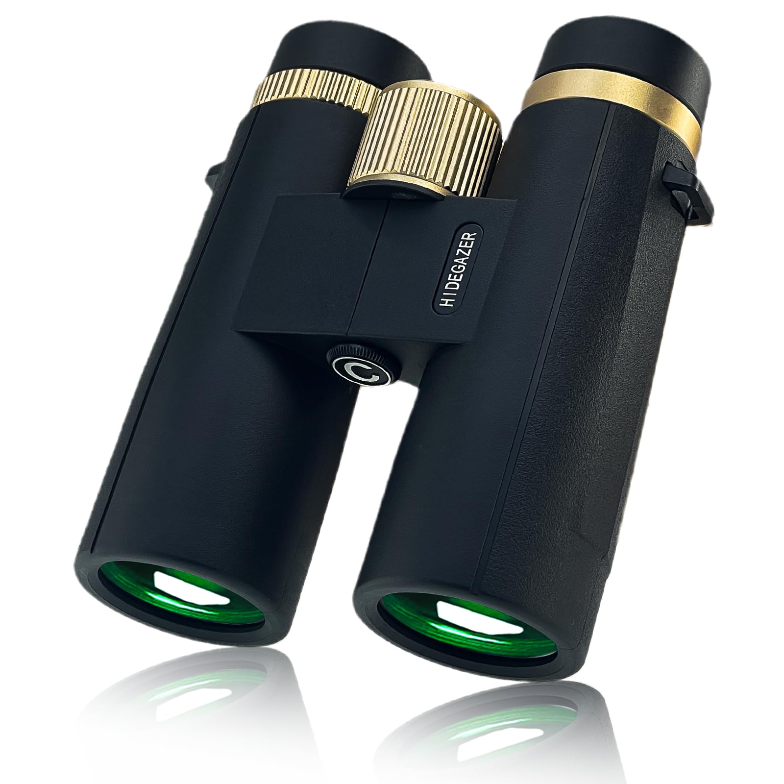 Hidegazer 10X42 Binoculars For Adults High Powered,Clear Large View Binoculars For Bird Watching With Bak4 Prism And Fmc - Low Light Vision Binoculars For Hunting,Travel,Camping,Outdoor Sport (Black)