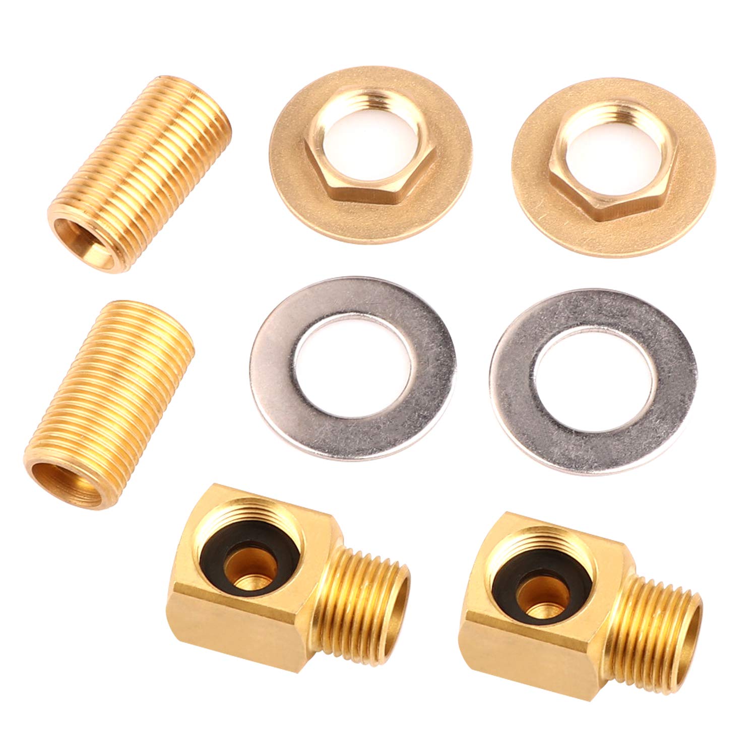 Kwode Wall Mount Faucet Installation Kit For Commercial Sink Faucet, Backsplash Mounting Kit For Stainless Steel Compartment Prep & Utility Sink