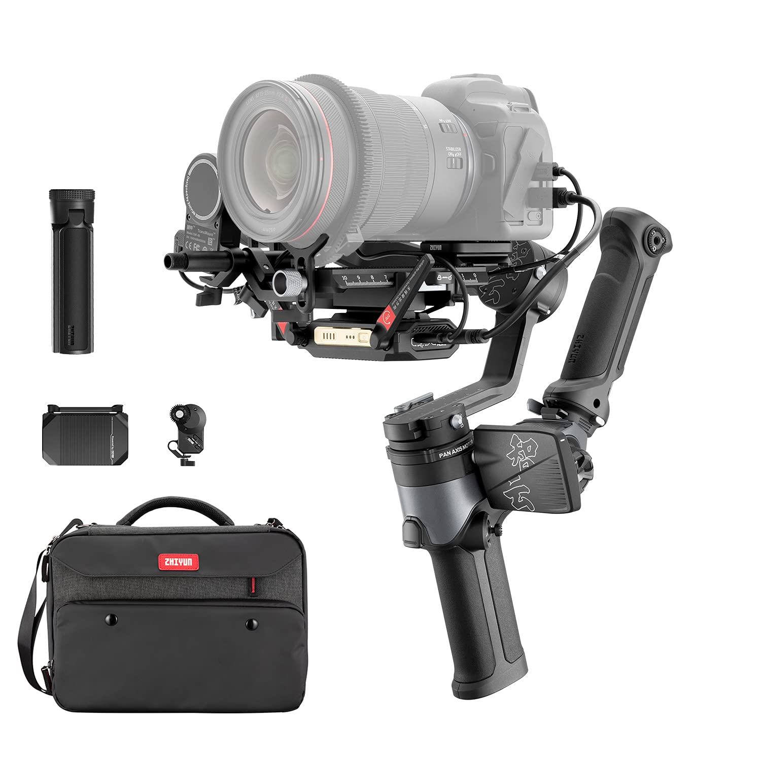 Zhiyun Weebill 2 Pro, 3-Axis Gimbal Stabilizer For Dslr And Mirrorless Camera For Nikon Sony Panasonic Canon Fuji Blackmagic 6K 4K, 2.88” Full-Color Touchscreen, Vertical Shooting, Black