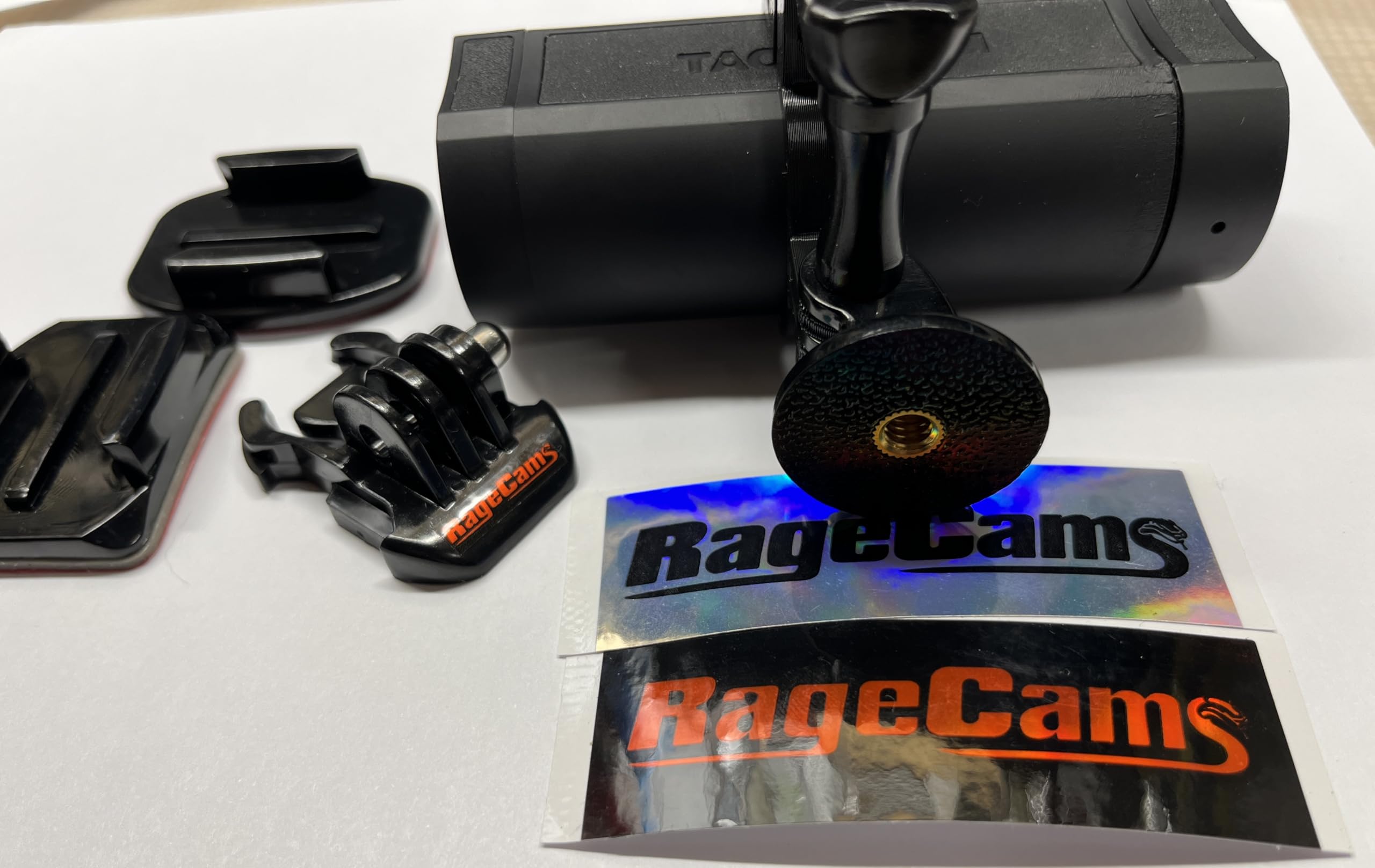 Ragecams Universal 6.0 Cage Frame Mount 1/4"-20 Lens Protector Rc Sticker Kit Compatible With Tactacam 6.0 Hunting Camera