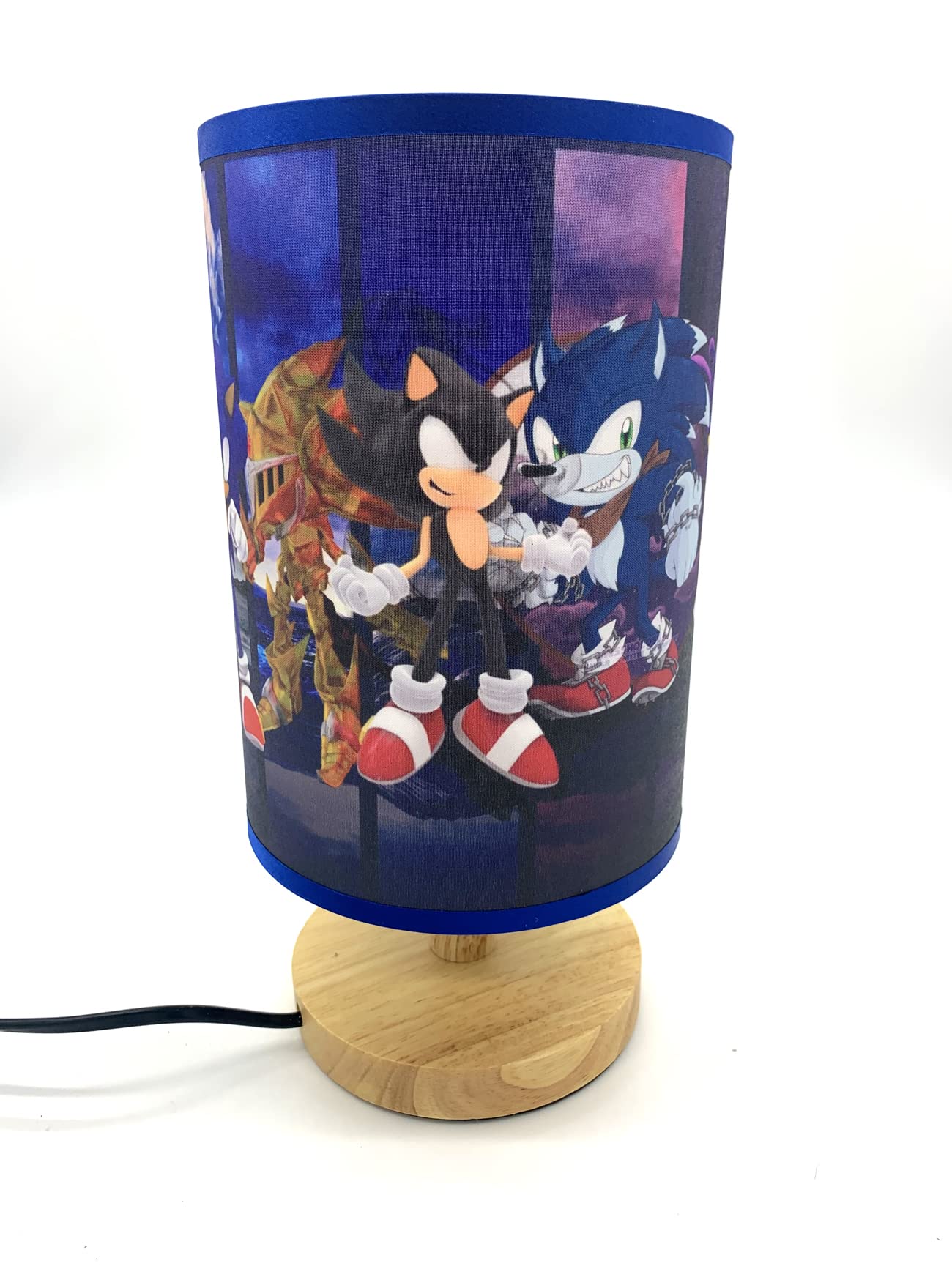 Edecor Table Lamp Super Sonic Bedside Night Light Wood Base Room Decoration Or Great Ideas
