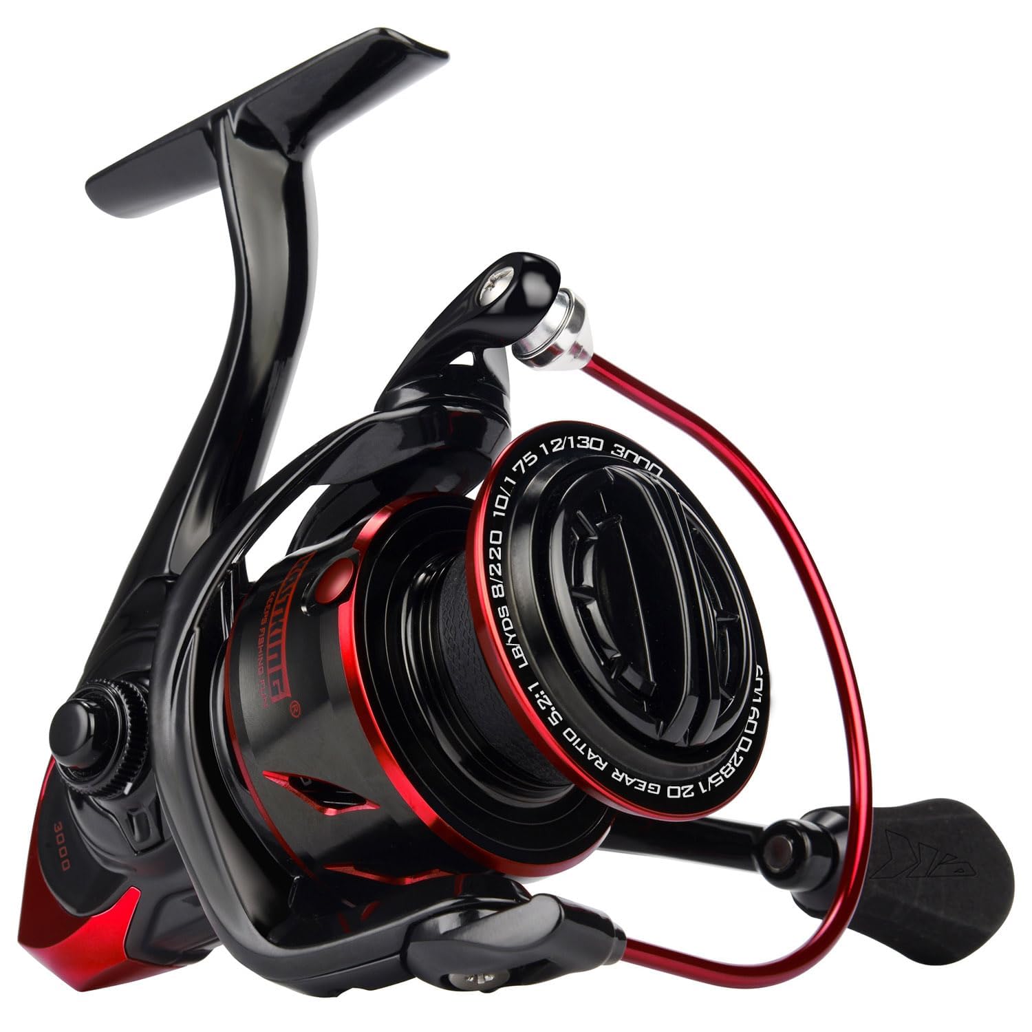 Kastking Sharky Iii Fishing Reel -  Spinning Reel - Carbon Fiber 39.5 Lbs Max Drag - 10+1 Stainless Bb For Saltwater Or Freshwater - Oversize Shaft - Super Value