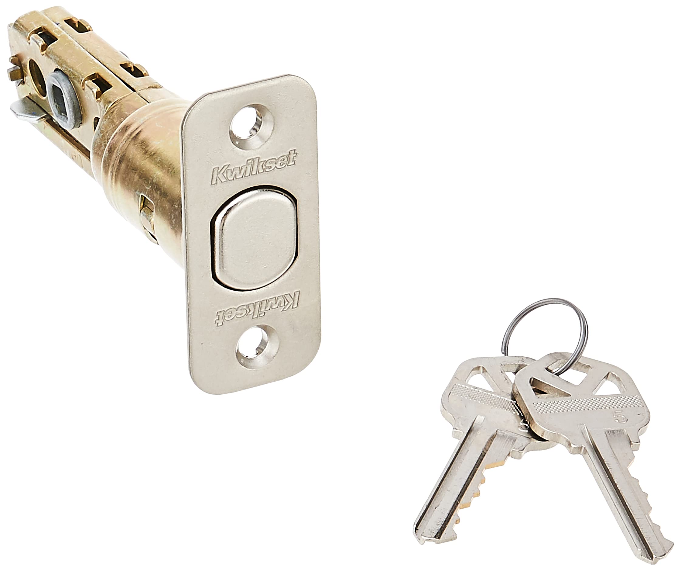 Kwikset 985 Double Cylinder Deadbolt Featuring Smartkey In Satin Nickel