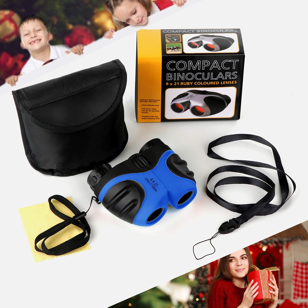Tal Ennt Outdoor Toys For 4-8 Year Old Boys, Compact Shockproof Binocular For Kids  For 6-9 Year Old Boys Birthday Present For Kids