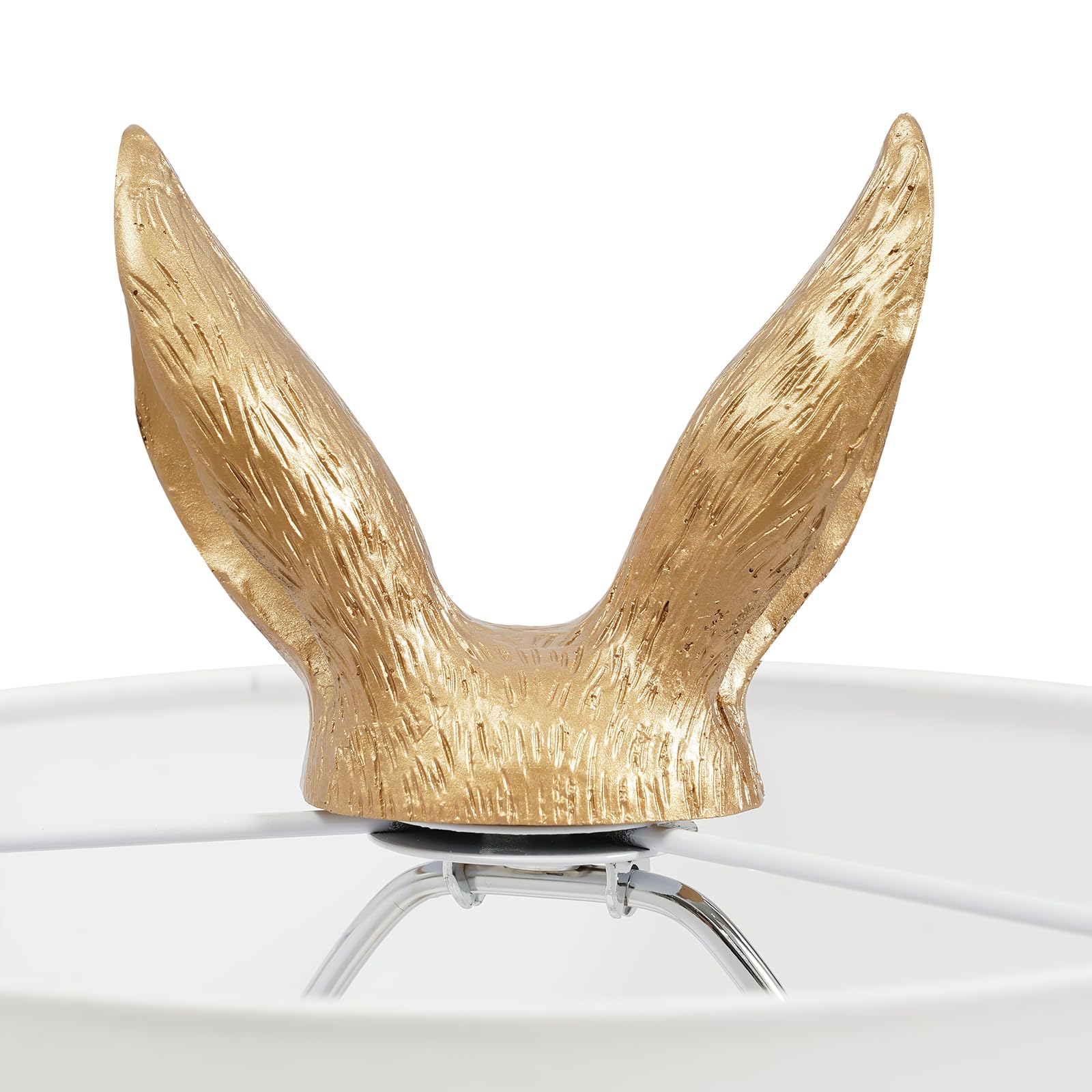 Snkourin Cute Rabbit Table Lamp, Creative Bunny Desk Light Bedside Lamp With E27 Bulb, Light Decoration Led Nightlight For Office, Living Room, Reading