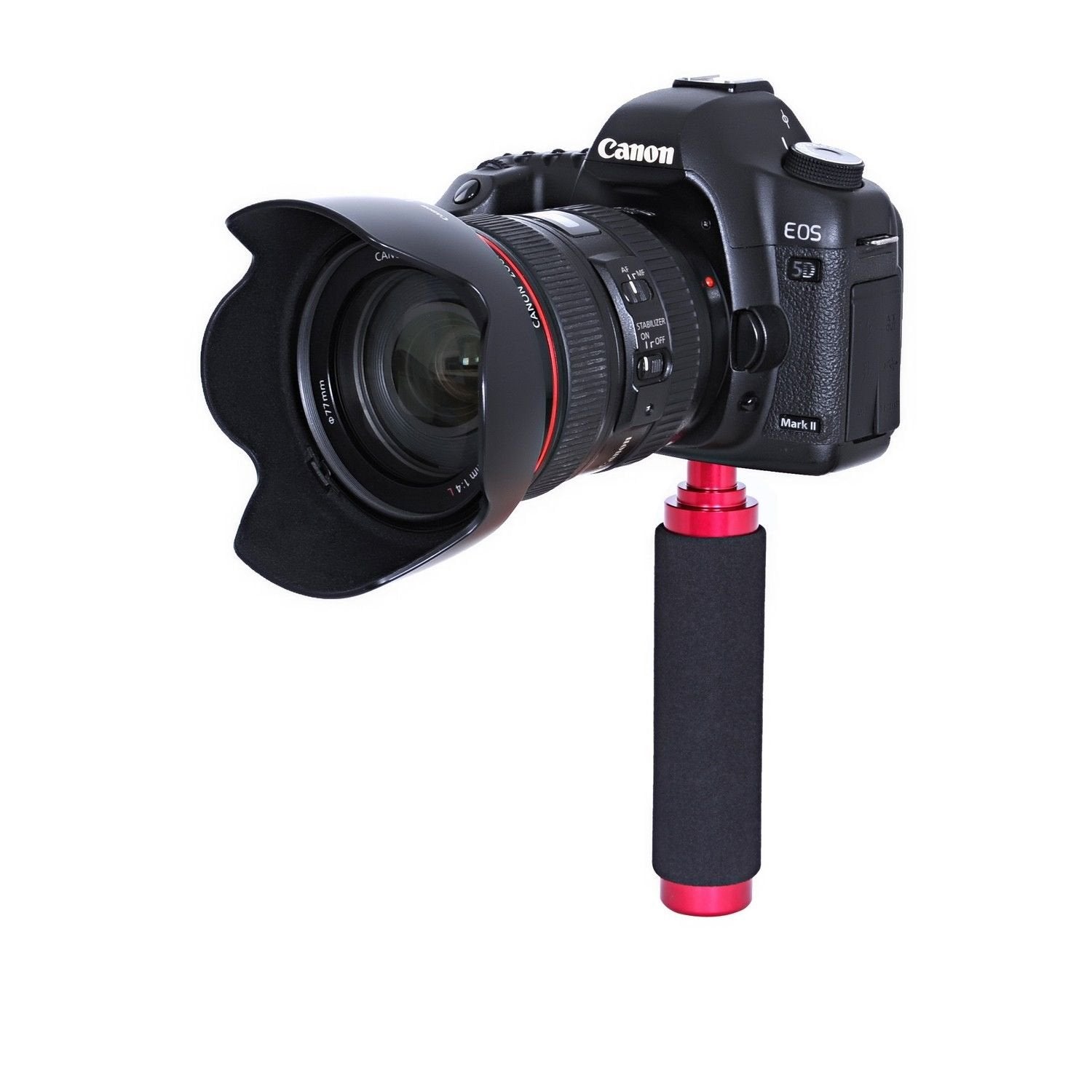 Movo Photo Svh5 Solid Aluminum Handgrip Video Stabilizer For Dslr Cameras And Camcorders