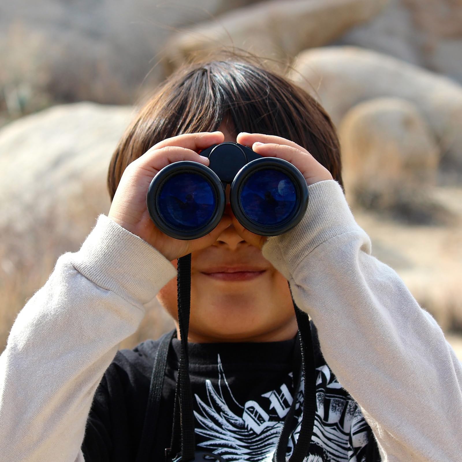 Uxcell Binoculars 4X30 Compact Folding Binoculars Shockproof Purple With Neck Strap For Bird Watching Hiking Camping