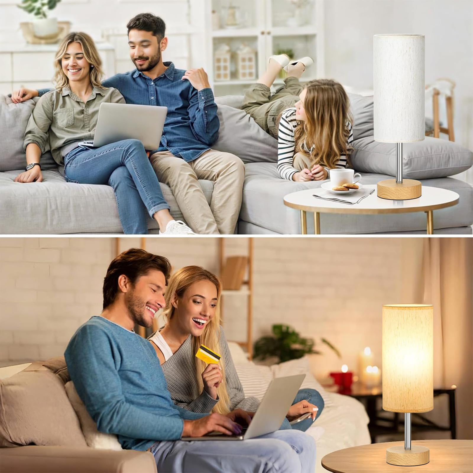 Pinrutar Battery Powered Table Lamp With Remote Control, Cordless Usb Rechargeable Table Light, Rgb Color Changing Ambient Light, Dimmable Bedside Lamp, Adjustable Brightness, Timer, Night Light, 14 Modes