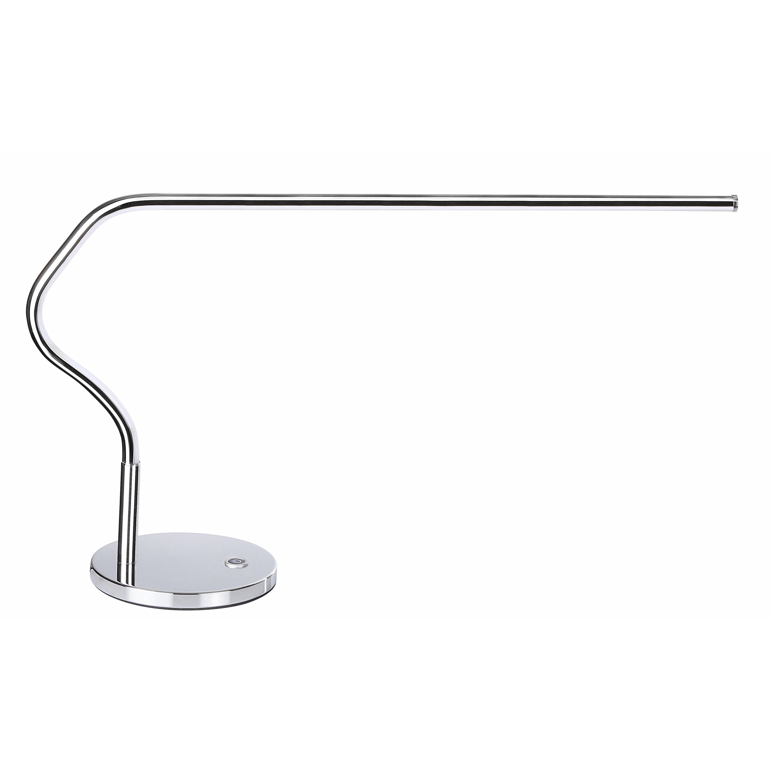 Jonathan Y Jyl7003A Julian 15" Led Integrated Task Lamp Modern,Contemporary For Bedroom, Living Room, Office, College Dorm, Coffee Table, Bookcase, Chrome