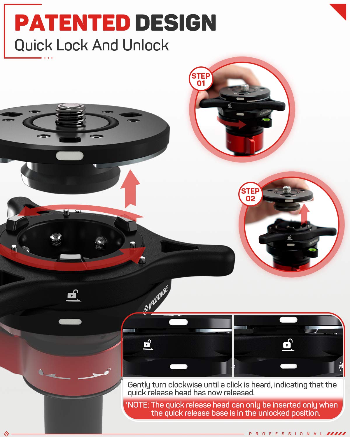 Ifootage Mini Tripod For Camera With Quick Release Plate, Professional Tabletop Tripod With Pedal For Photography, Desktop Tripod Compatible With Sony, Cobra 3 Base-P & Seastar Q1