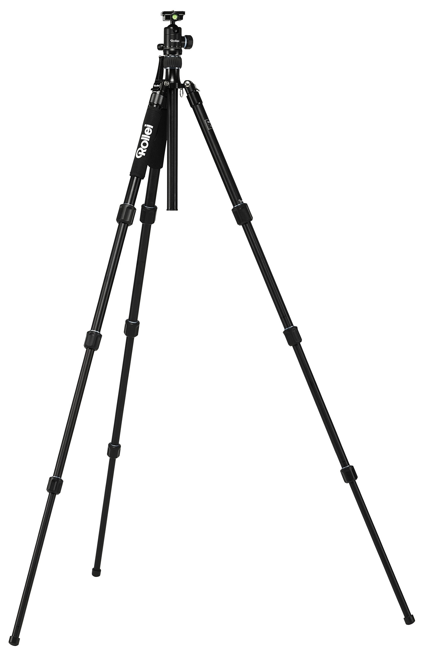 Rollei C5I - Aluminum Tripod With Panoramic Ball Head - Arca Swiss Compatible - Max. Load 8 Kg - Black
