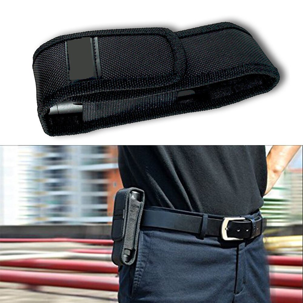 Hisonde 4-Pack Flashlight Holster Carry Case Holder For 5"-7" Flash Light