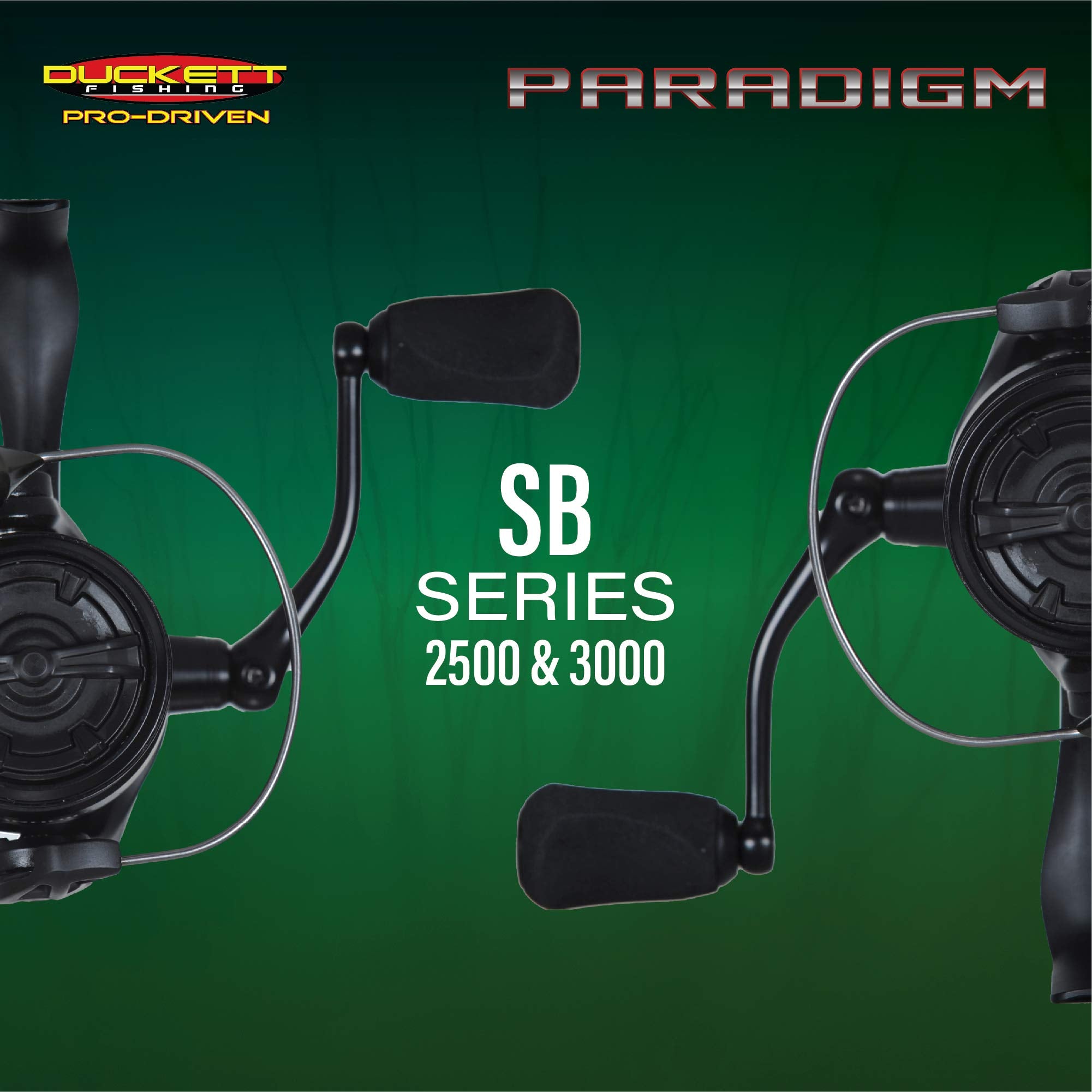 Duckett Fishing Paradigm High Tech Aluminum Fishing Spinning Reels - Sri 2500/3000, Swx 2500/3000, Sb 2500/3000 & Ss 3000