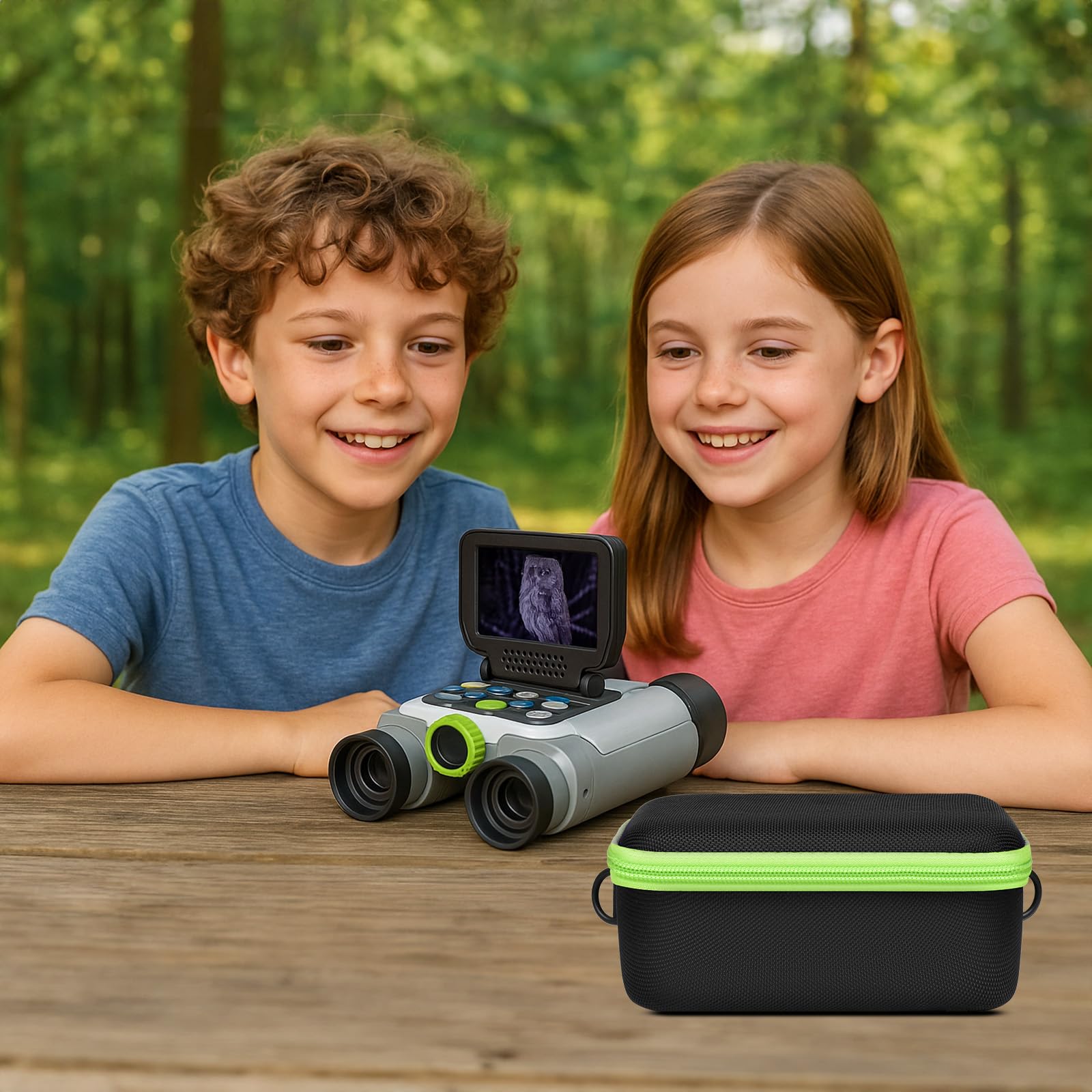 Gwcase Portable Carrying Storage Case Compatible With Leapfrog Magic Adventures Binoculars And Accessories, Protective Organizer Box For Outdoor Travel And Exploration（Bag Only）