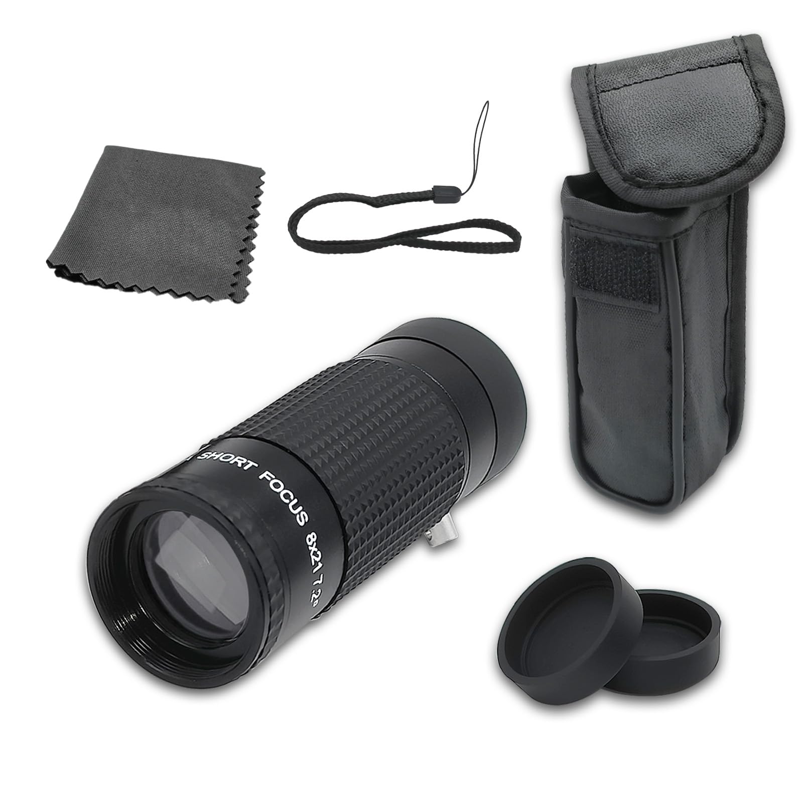 Maujoy Extra Short Focus Reading Monocular,8X21Mm Short Distance/Close Focus Monocular Telescope,High Definition Ultra Light Pocket Telescope For Bird Watching, Hunting, Fishing, Sport Events