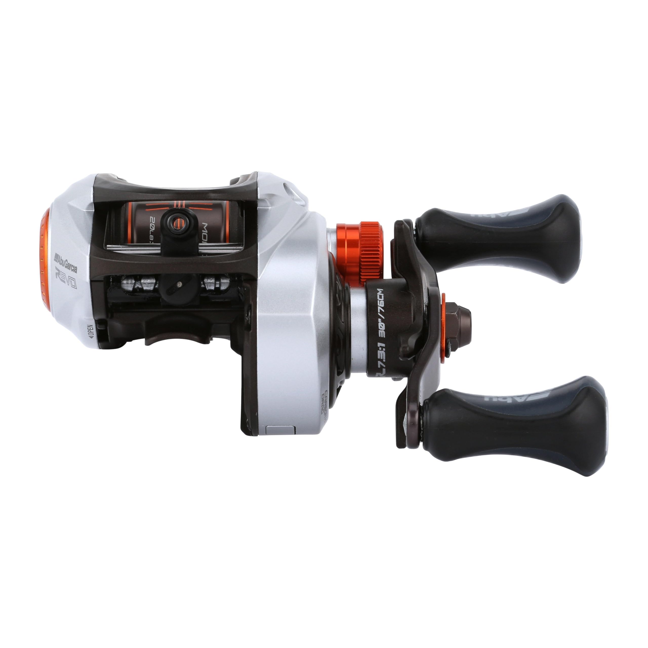 Abu Garcia Revo X Bfs Low Profile Reel, Reliable Freshwater Fishing Reel, Lightweight C6 Carbon Sideplates And Bfs Tuned Magtrax Braking System, Carbon Matrix Drag System