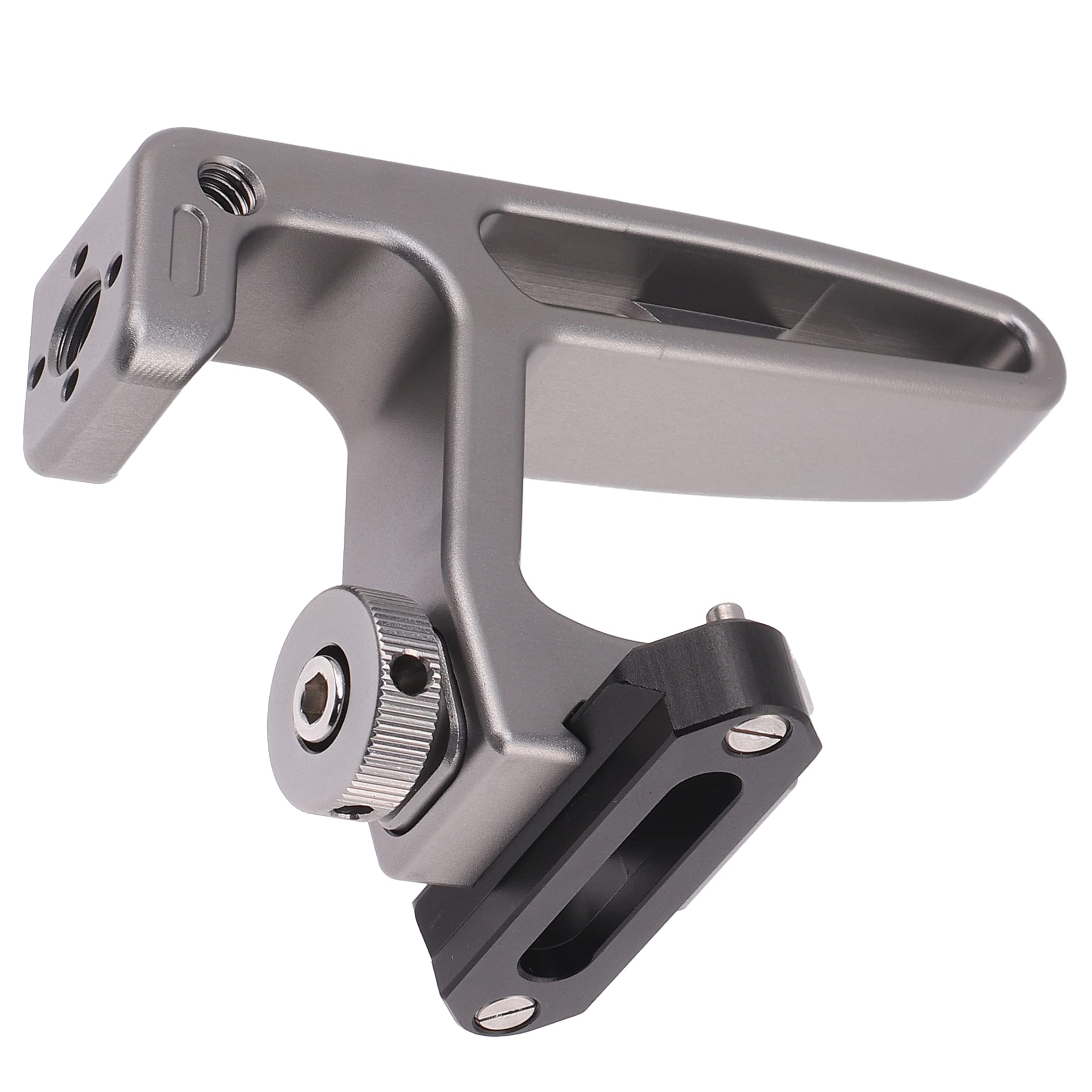 Fotga 4.2Inch Top Handle Stabilizer With Nato Rail Clamp For Canon Nikon Sony Dslr Mirrorless Camera Cage Vlogging Shooting (Top Handle + Nato Rail)
