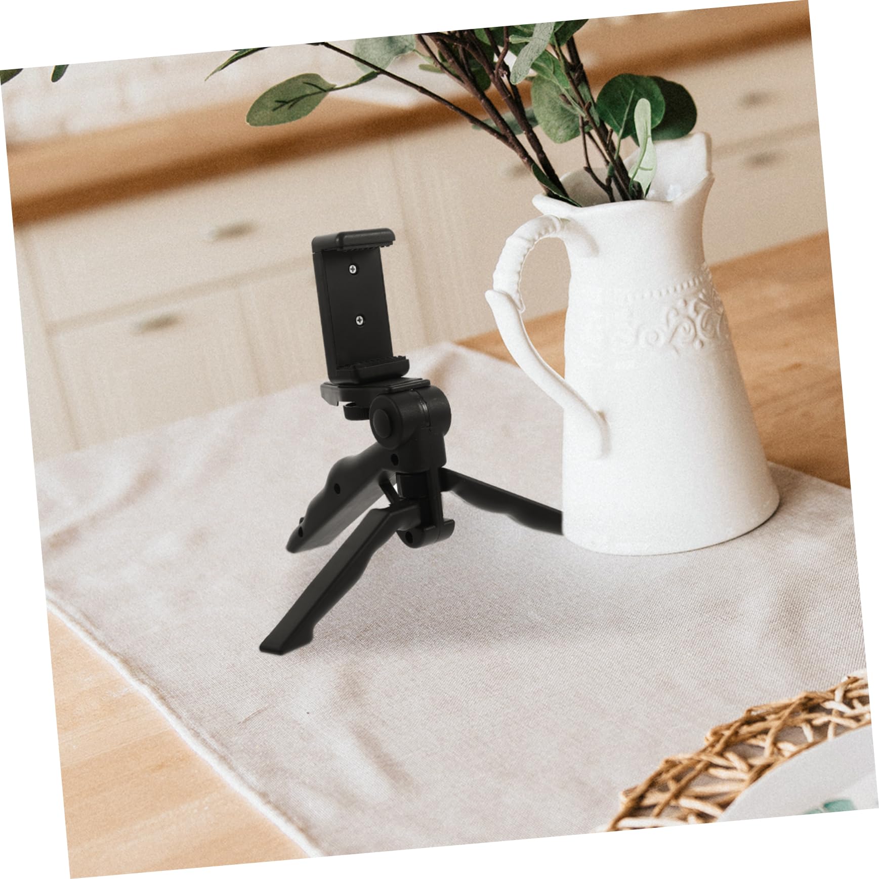 Veemoon Mobile Phone Holder Tripod Desktop Phone Stand Easy To Use Great For Cooking Shower