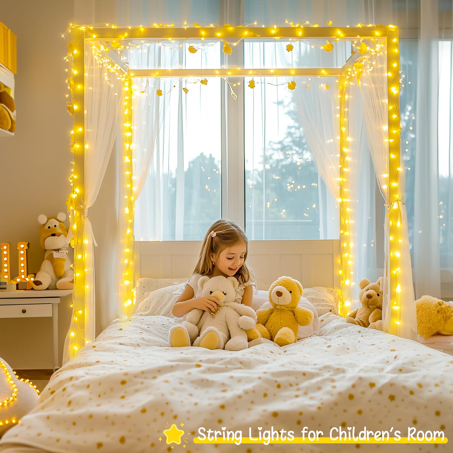 Jmexsuss 2 Pack Battery Operated String Lights With Remote Outdoor Indoor, Each 33Ft 100 Led Twinkle Fairy Lights Battery Operated For Bedroom Party Wedding Classroom Tree Christmas Decor (Warm White)